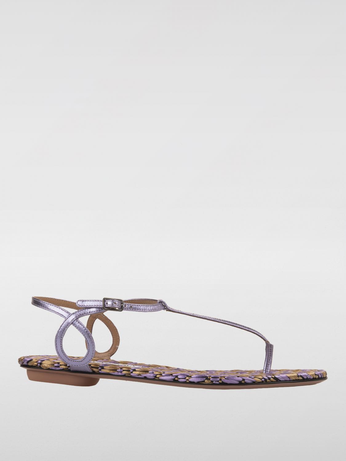 Aquazzura Heeled Sandals AQUAZZURA Woman color Violet