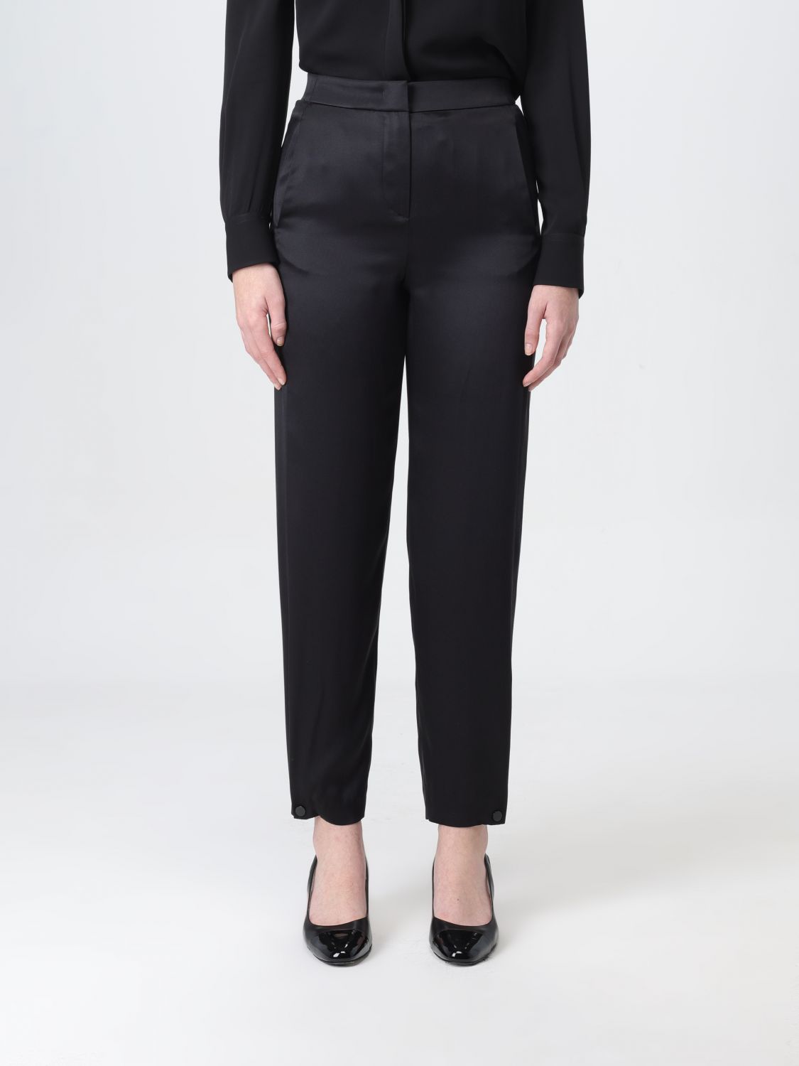 Giorgio Armani Trousers GIORGIO ARMANI Woman colour Black