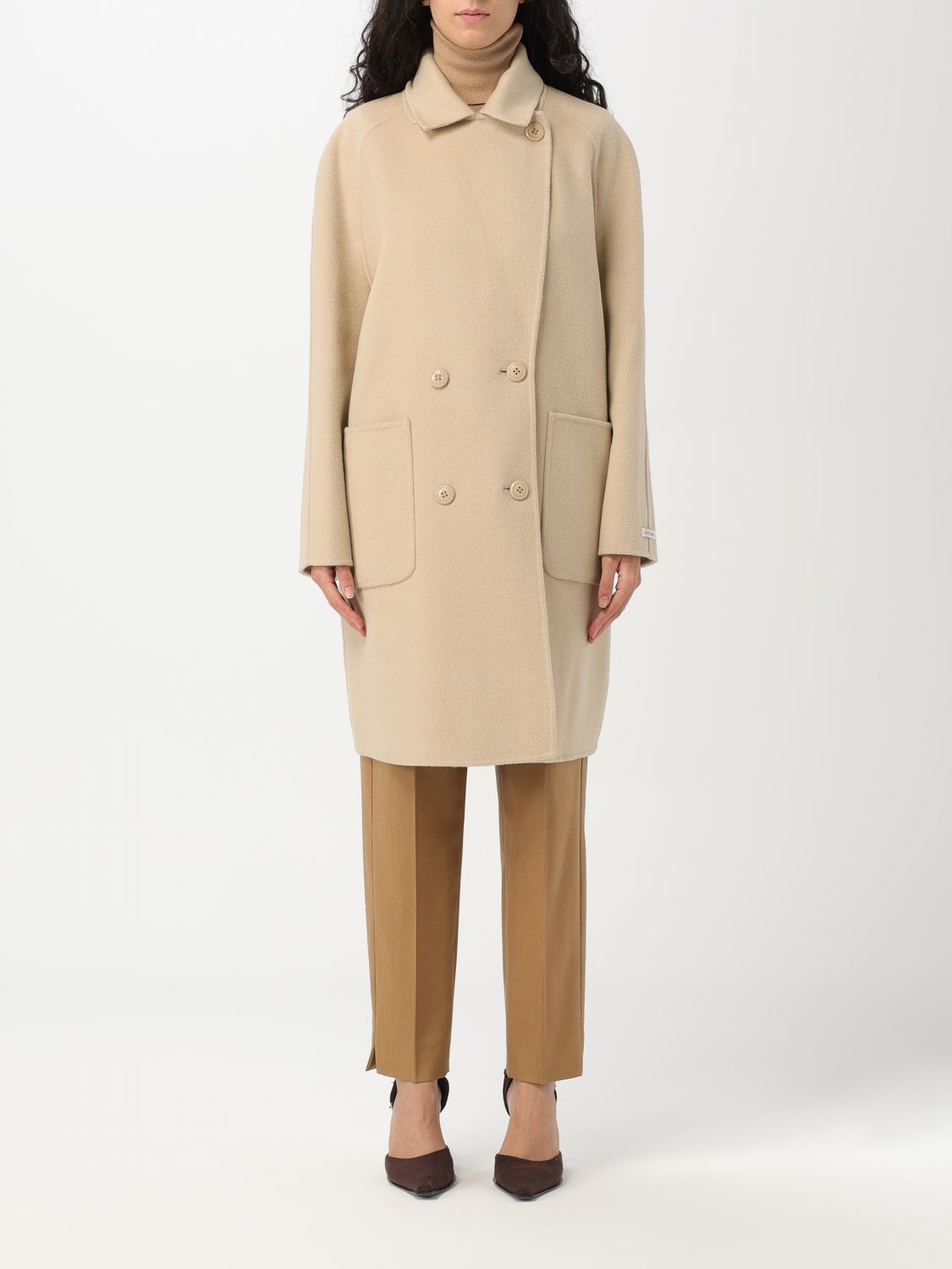 Palto' Coat PALTO' Woman colour Cream