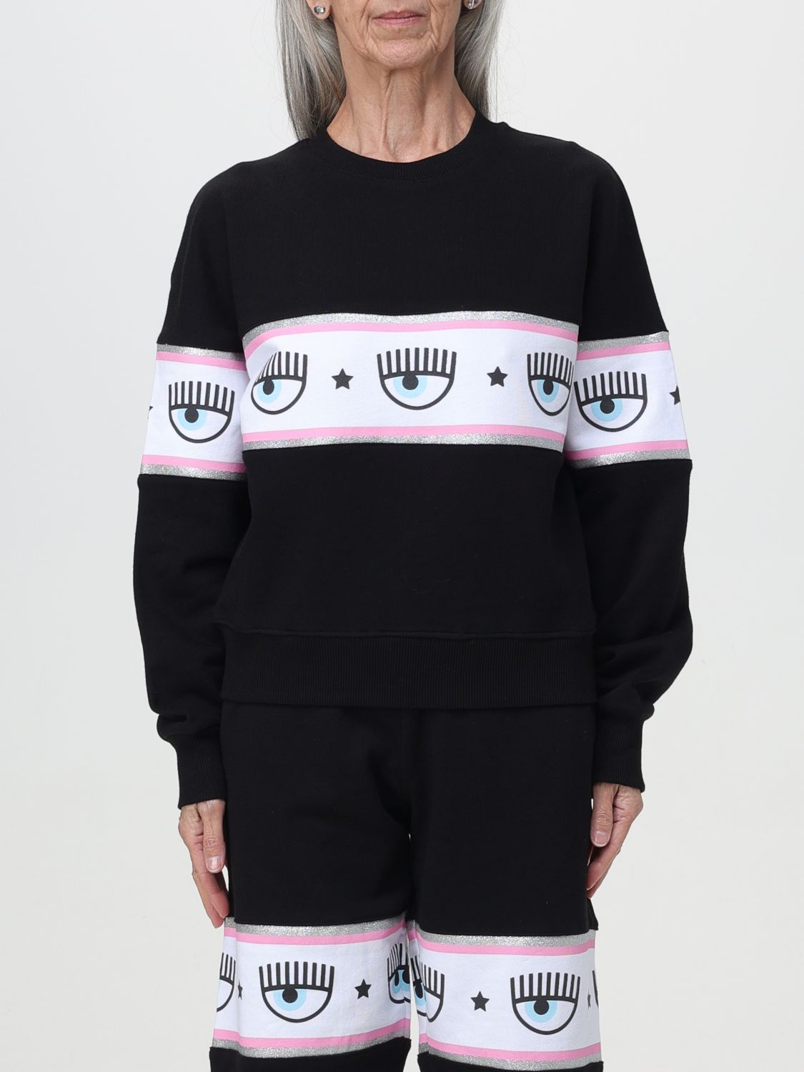 CHIARA FERRAGNI Sweatshirt CHIARA FERRAGNI Woman colour Black