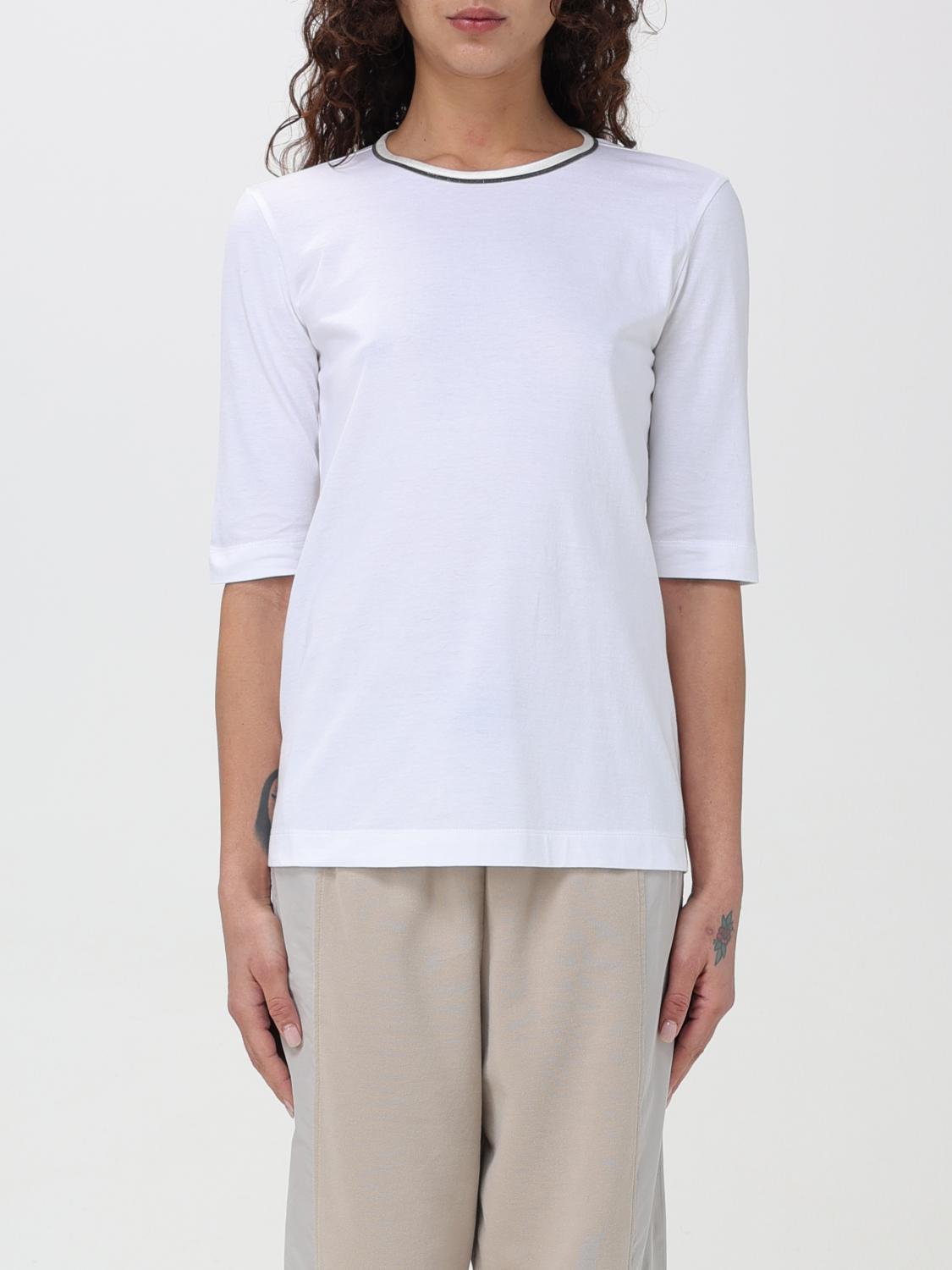 Brunello Cucinelli T-Shirt BRUNELLO CUCINELLI Woman colour White