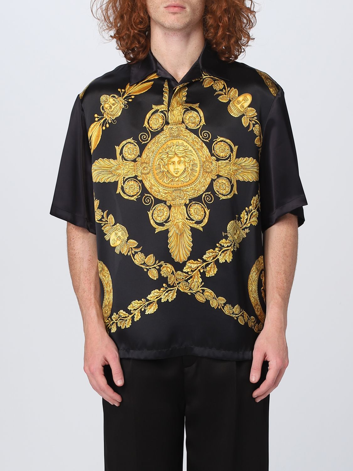 Versace Polo Shirt VERSACE Men colour Black