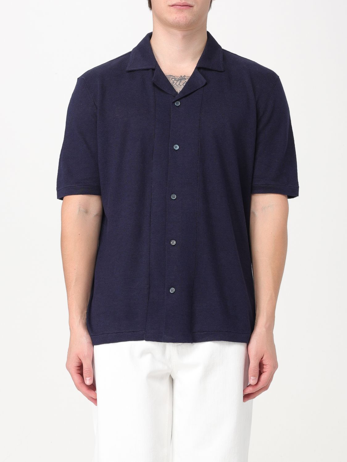 Brunello Cucinelli Shirt BRUNELLO CUCINELLI Men colour Navy