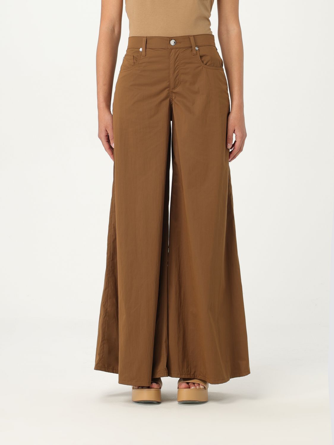 Liu Jo Trousers LIU JO Woman colour Tobacco