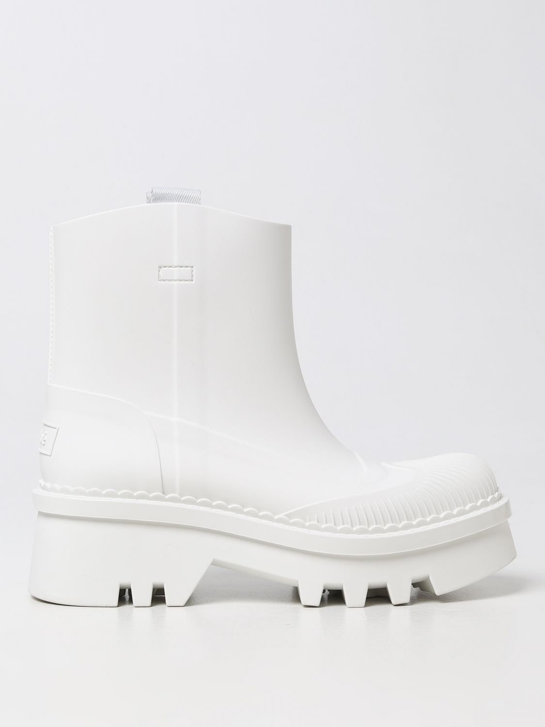 Chloé Flat Ankle Boots CHLOÉ Woman colour White