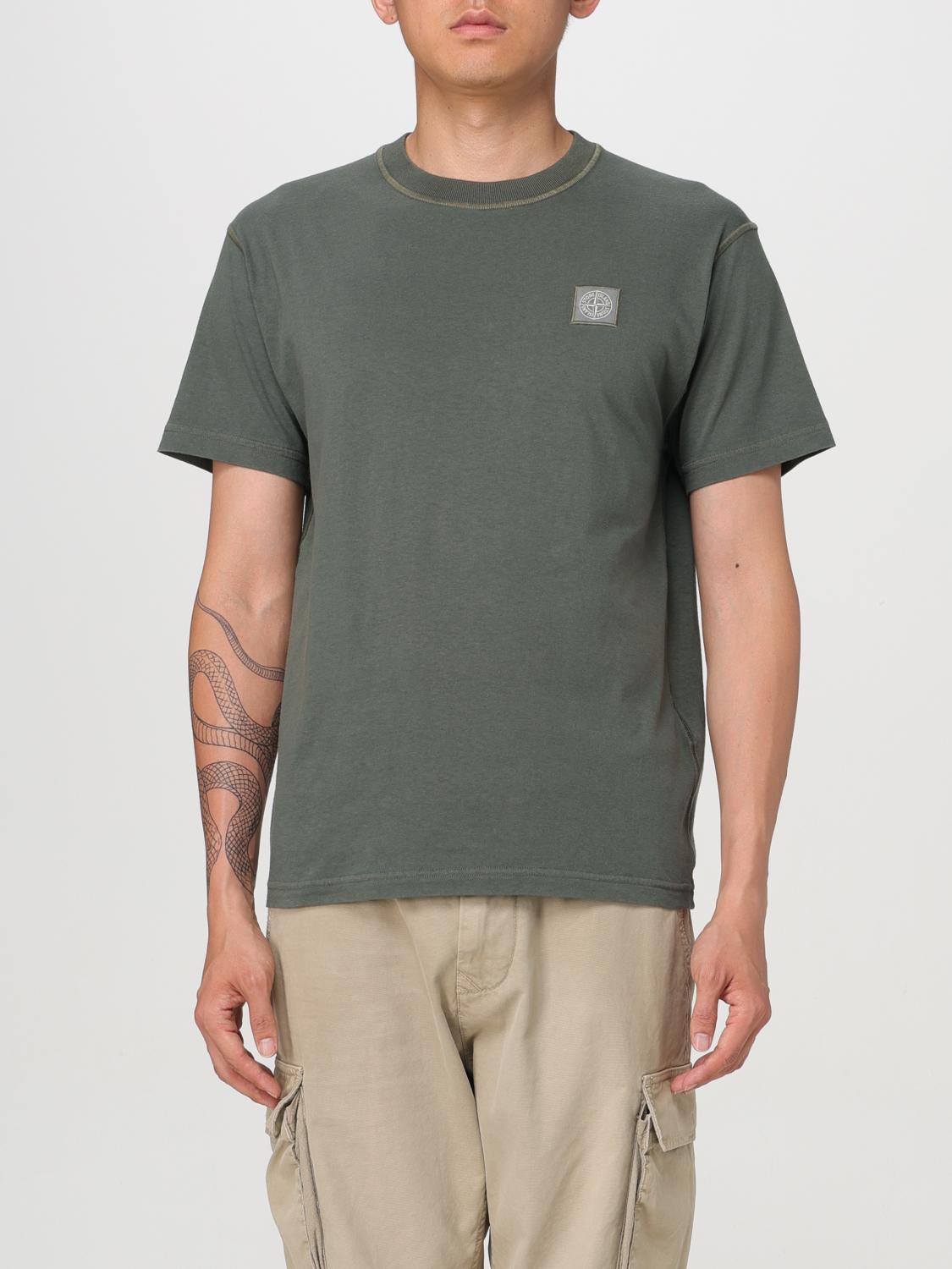 Stone Island T-Shirt STONE ISLAND Men color Moss Green