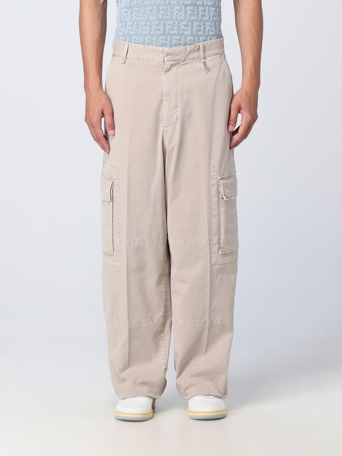 FENDI Trousers FENDI Men colour Beige