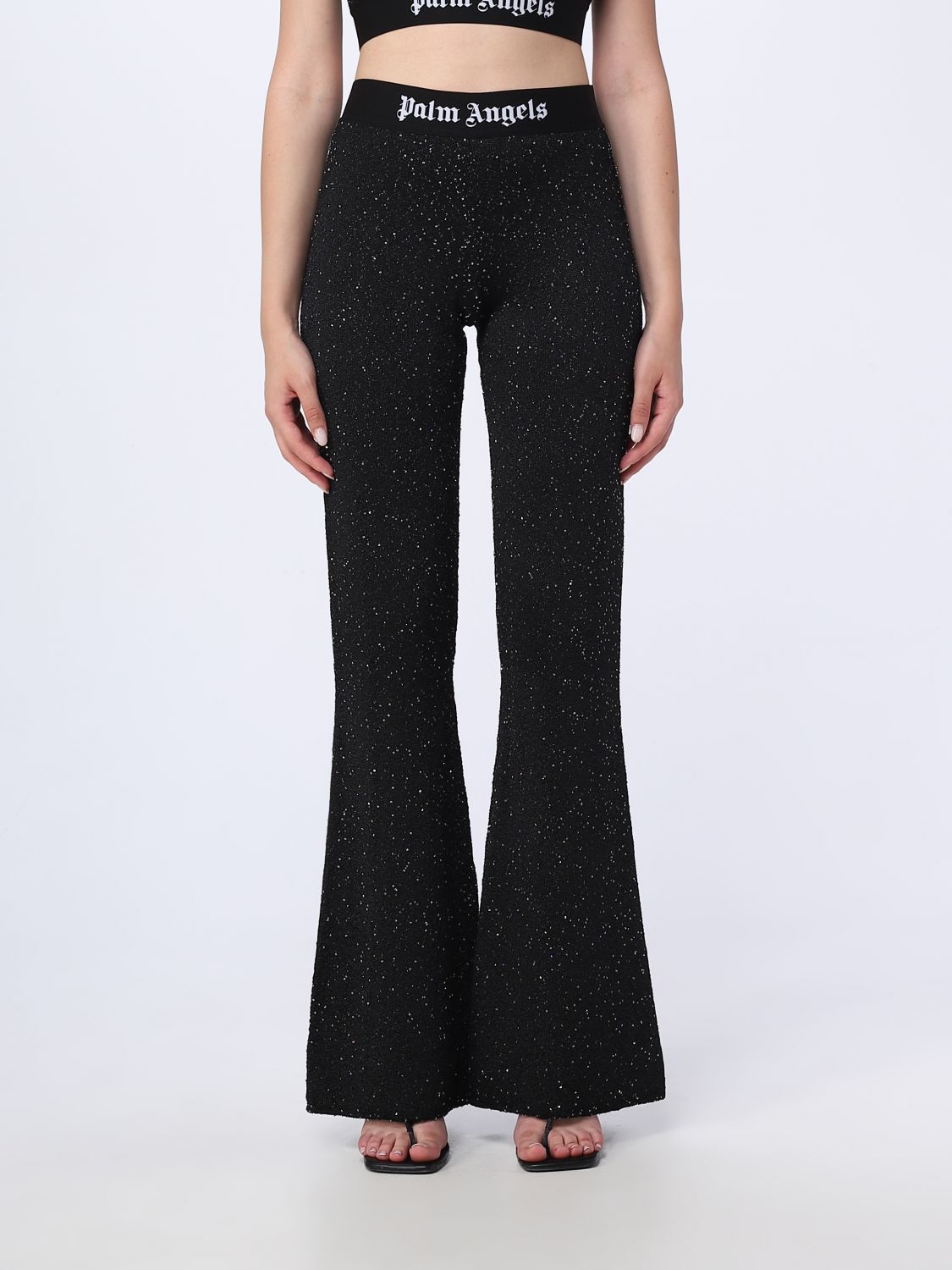 PALM ANGELS Trousers PALM ANGELS Woman colour Black