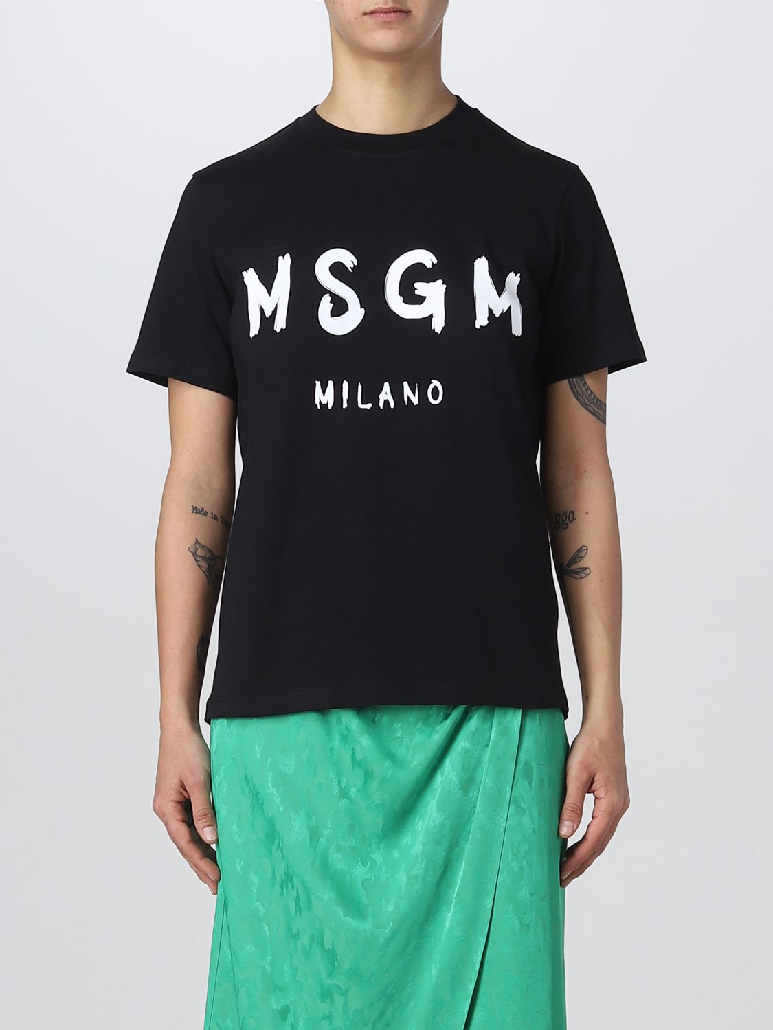 Msgm T-Shirt MSGM Woman colour Black