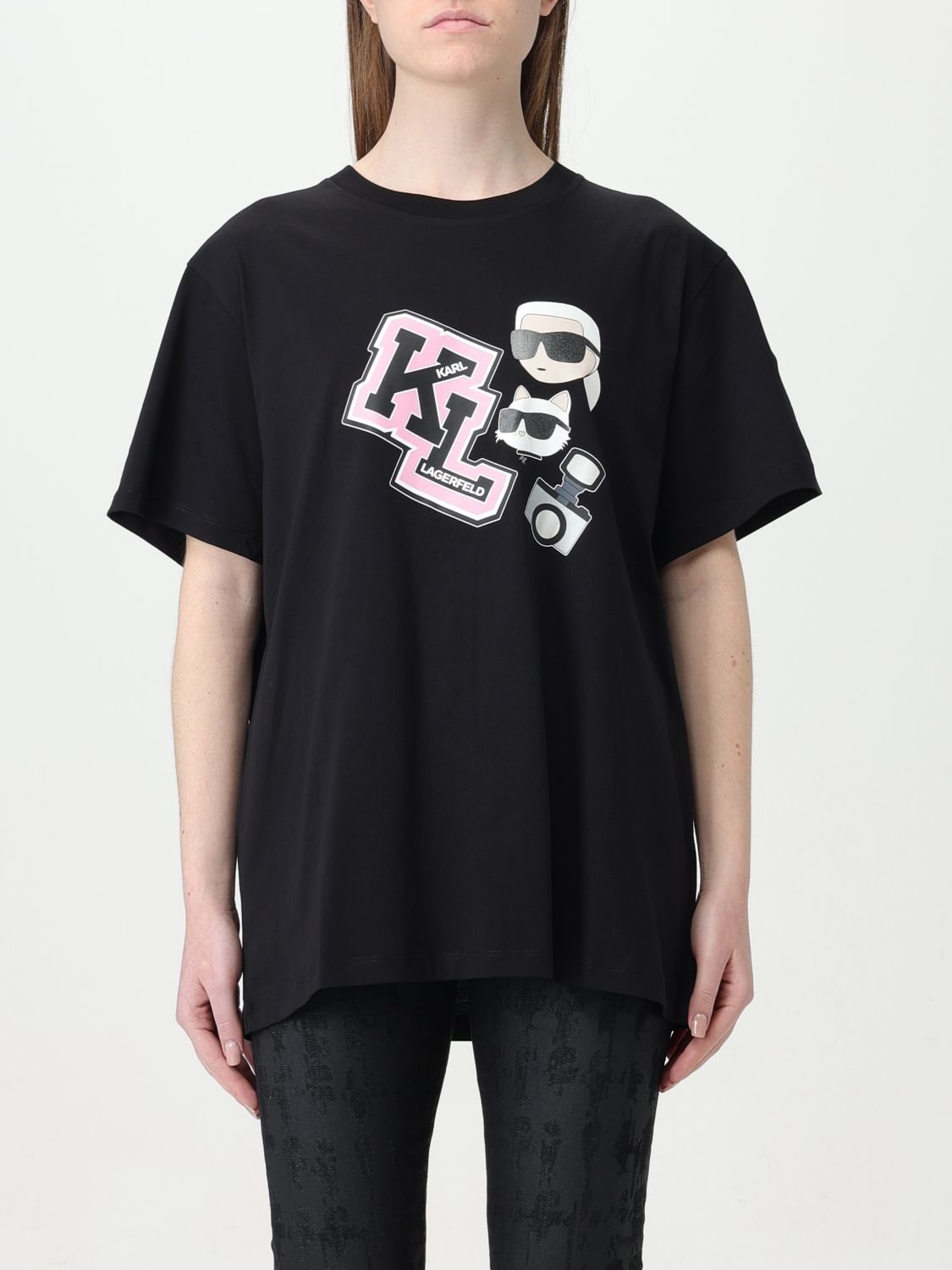 Karl Lagerfeld T-Shirt KARL LAGERFELD Woman colour Black