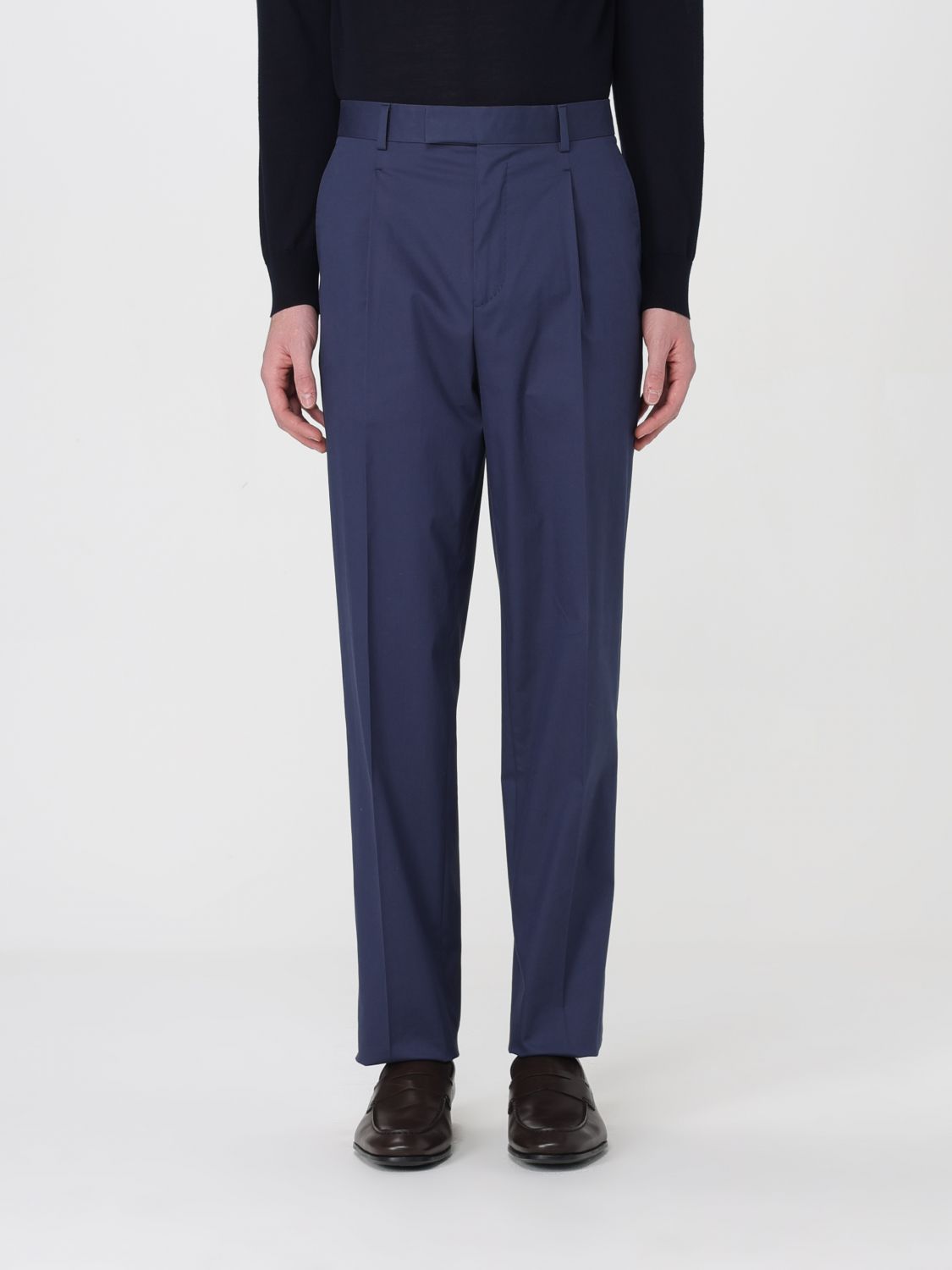 zegna Trousers ZEGNA Men colour Blue