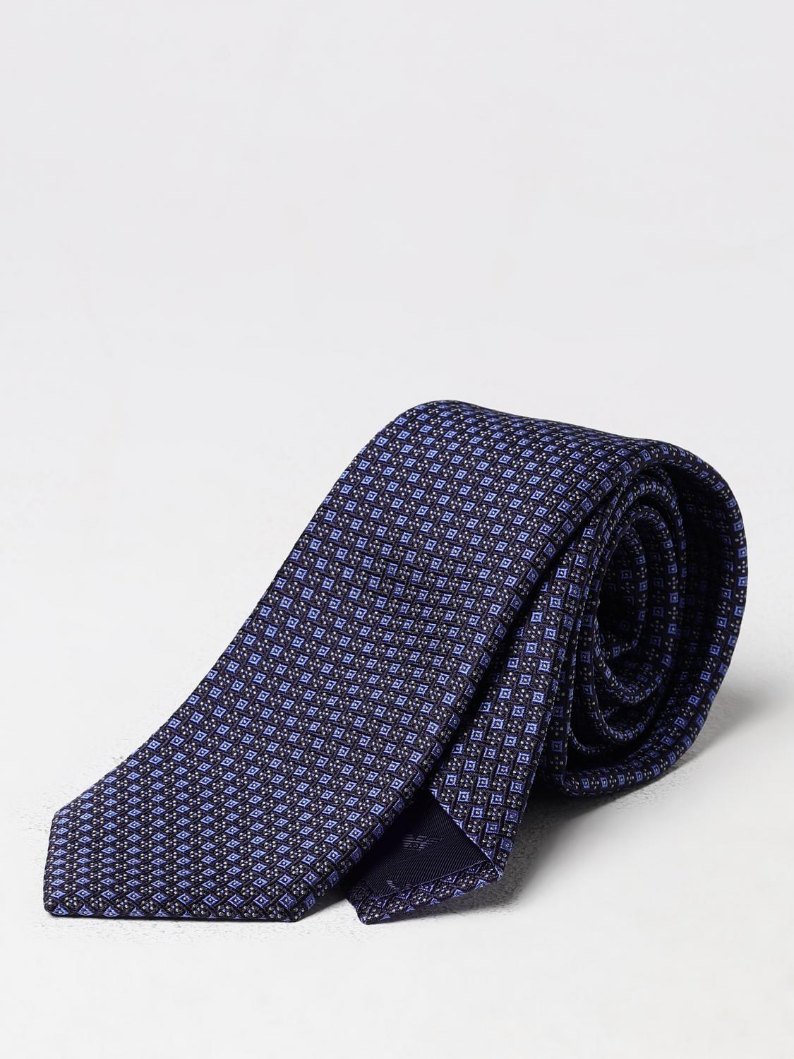 Emporio Armani Tie EMPORIO ARMANI Men color Gnawed Blue