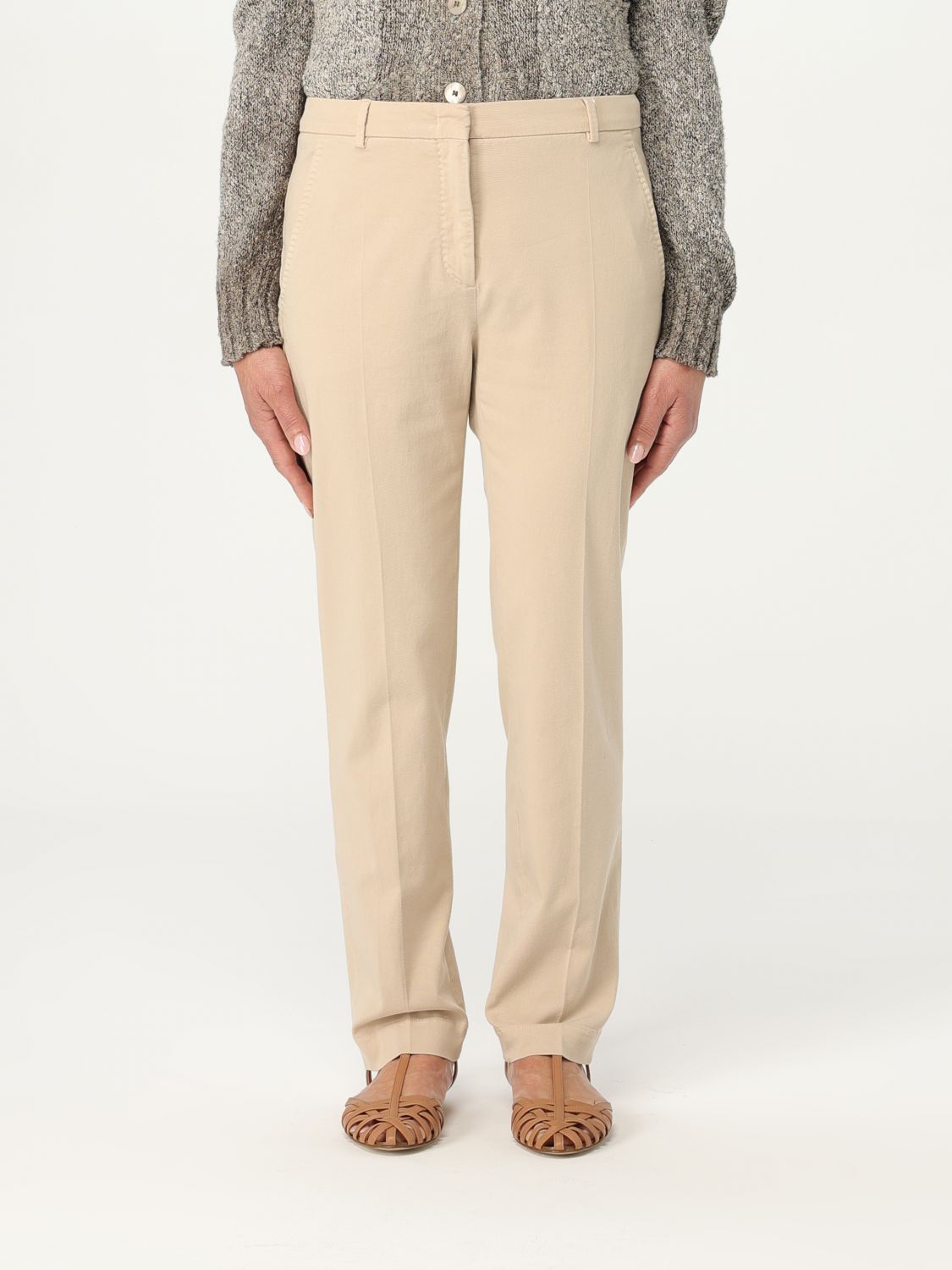 Incotex Pants INCOTEX Woman color Beige