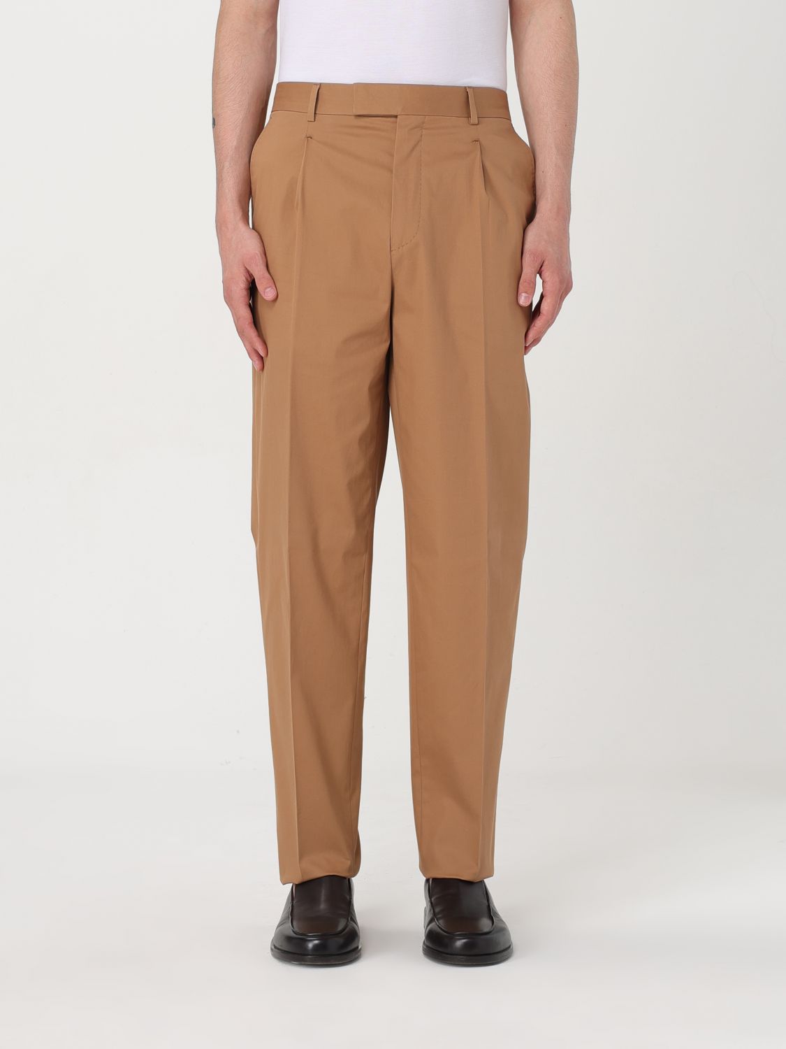 zegna Trousers ZEGNA Men colour Camel