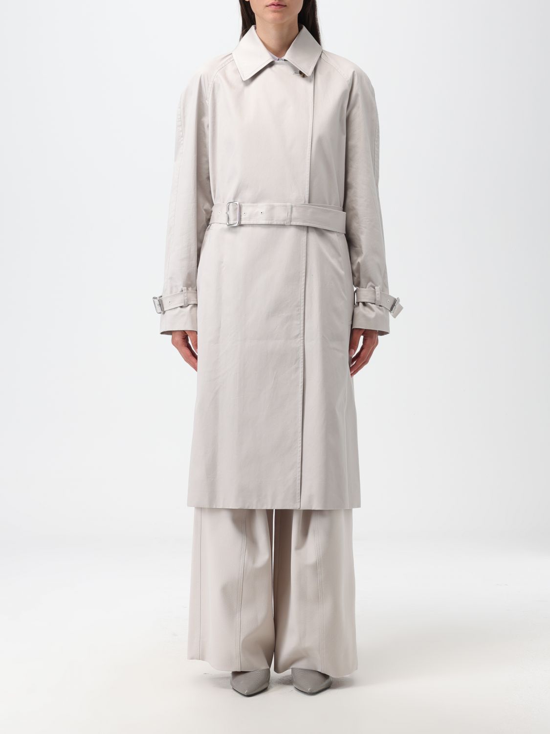 Calvin Klein Trench Coat CALVIN KLEIN Woman colour Grey