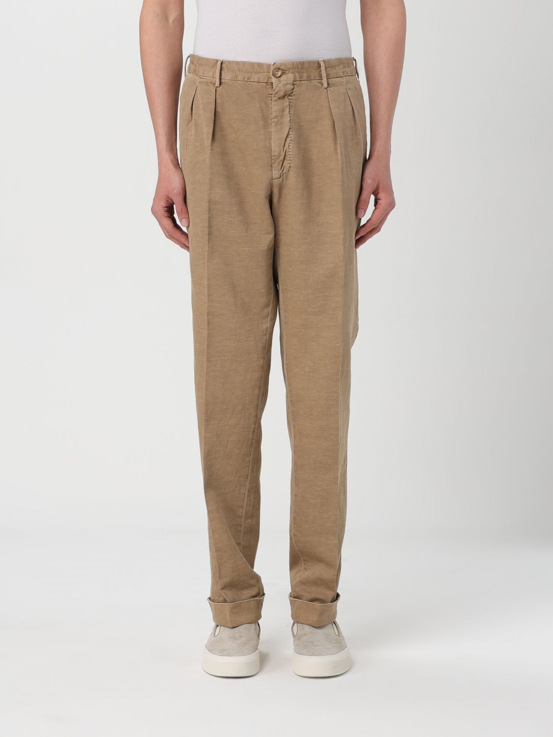 Incotex Trousers INCOTEX Men colour Rope