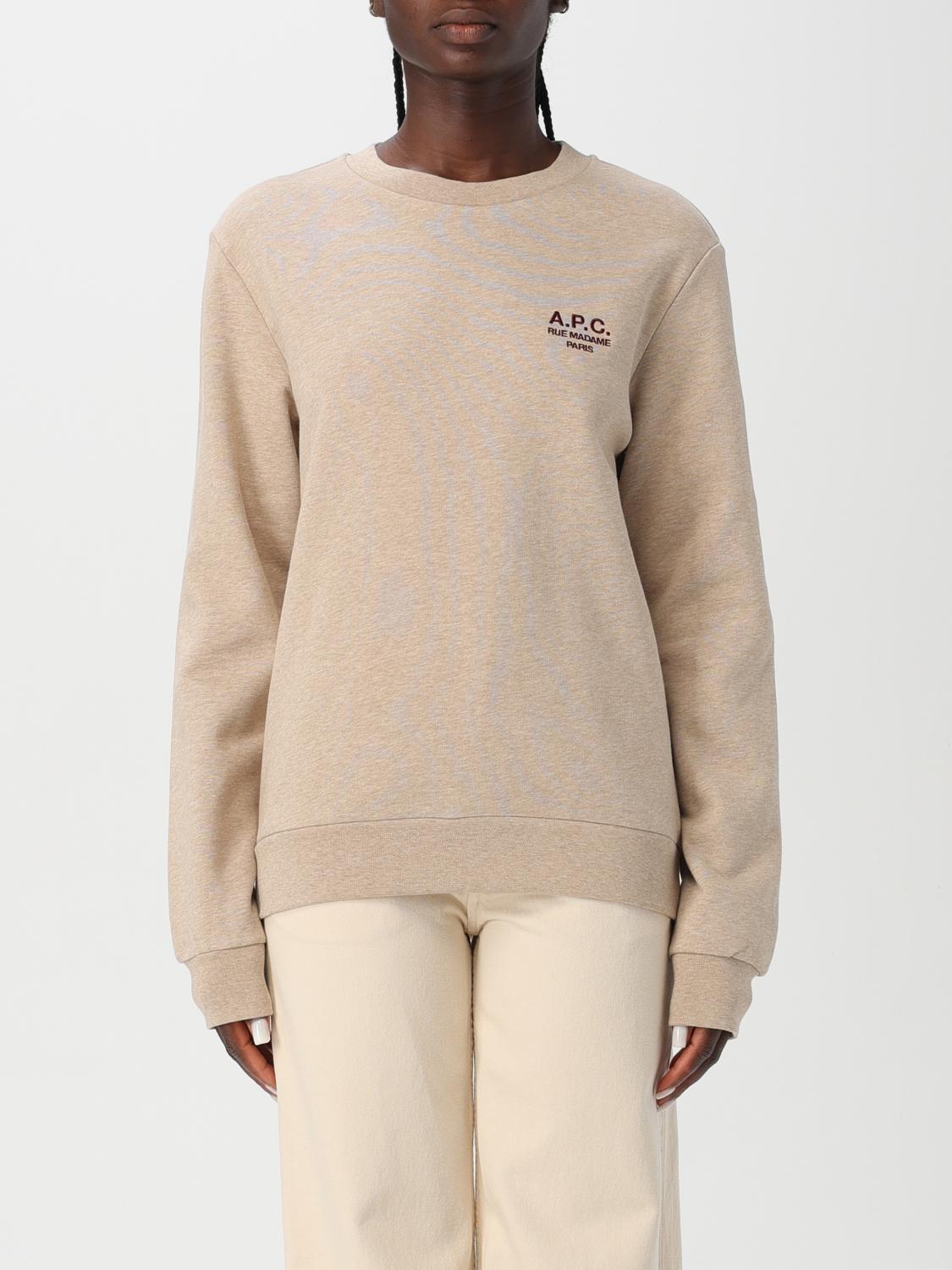 A.P.C. Sweatshirt A. P.C. Woman color Beige