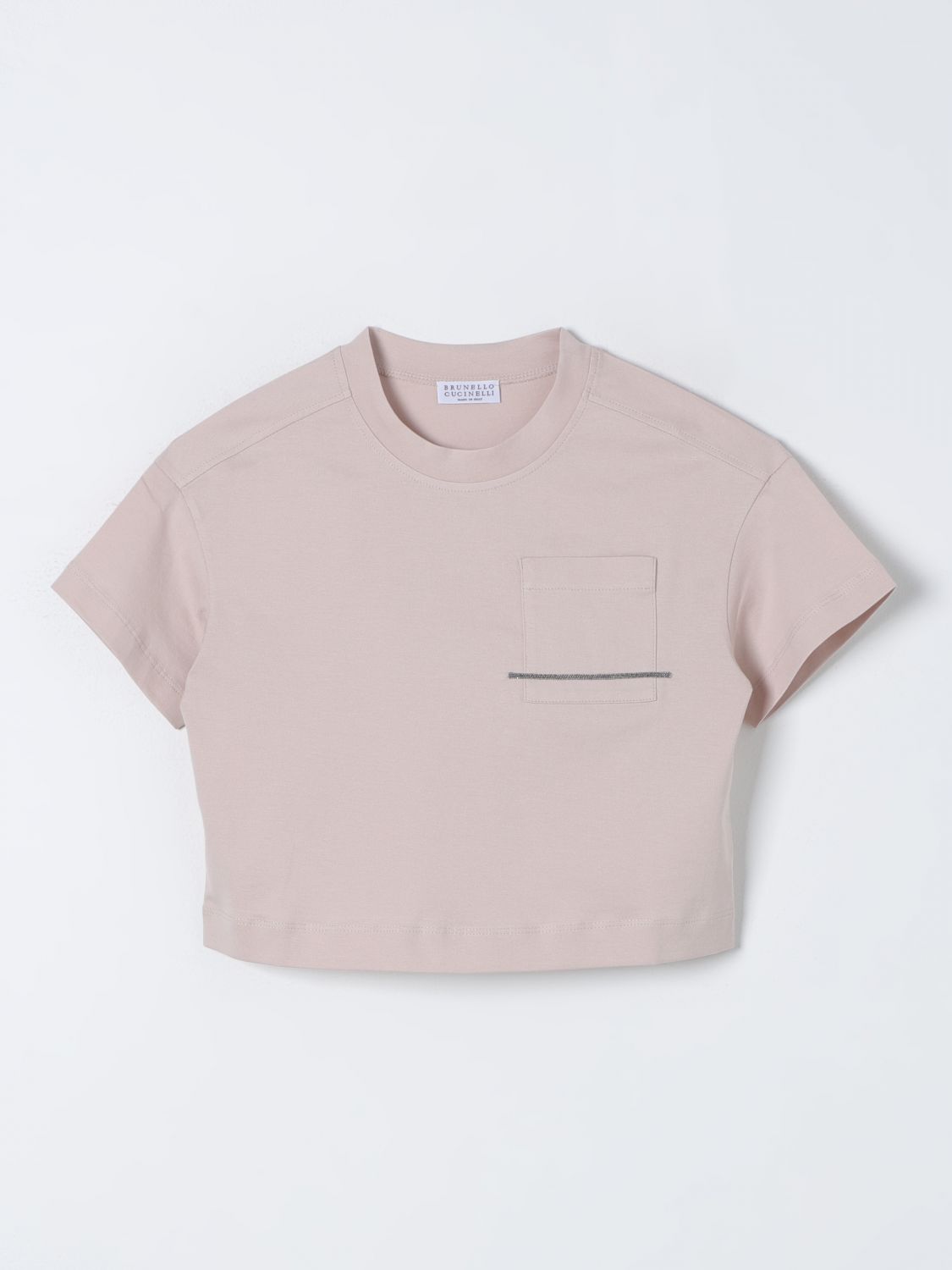 Brunello Cucinelli T-Shirt BRUNELLO CUCINELLI Kids colour Pink