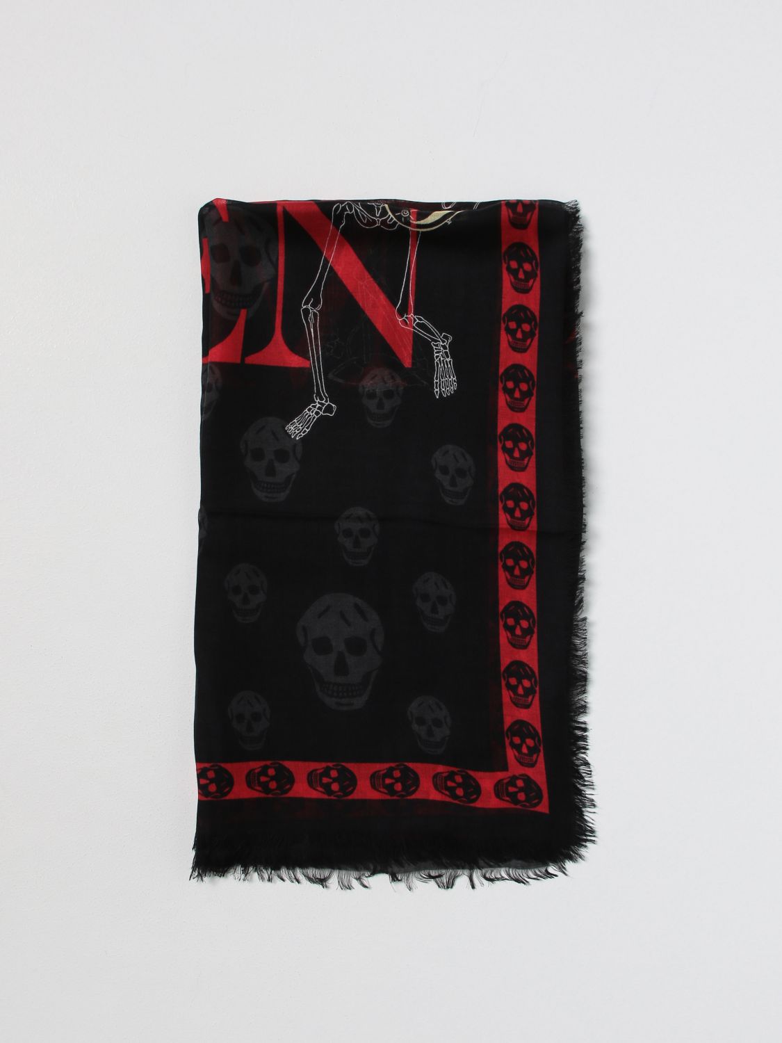 Alexander McQueen Scarf ALEXANDER MCQUEEN Men colour Black