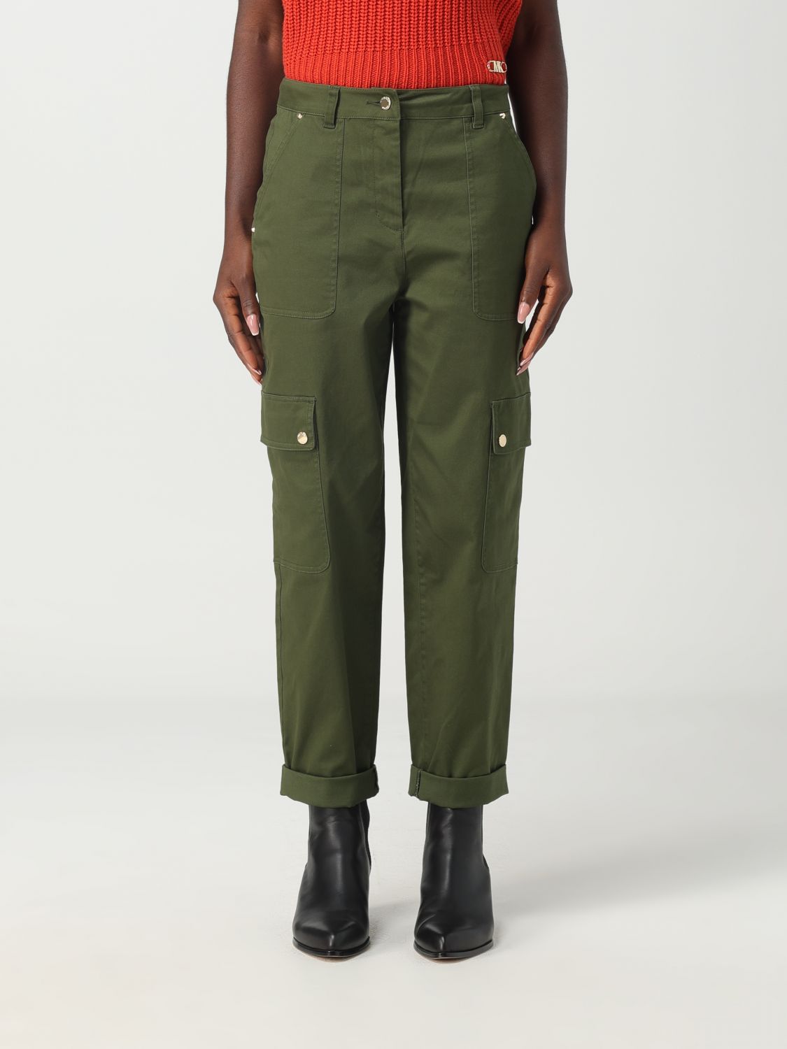 Michael Kors Trousers MICHAEL KORS Woman colour Jade