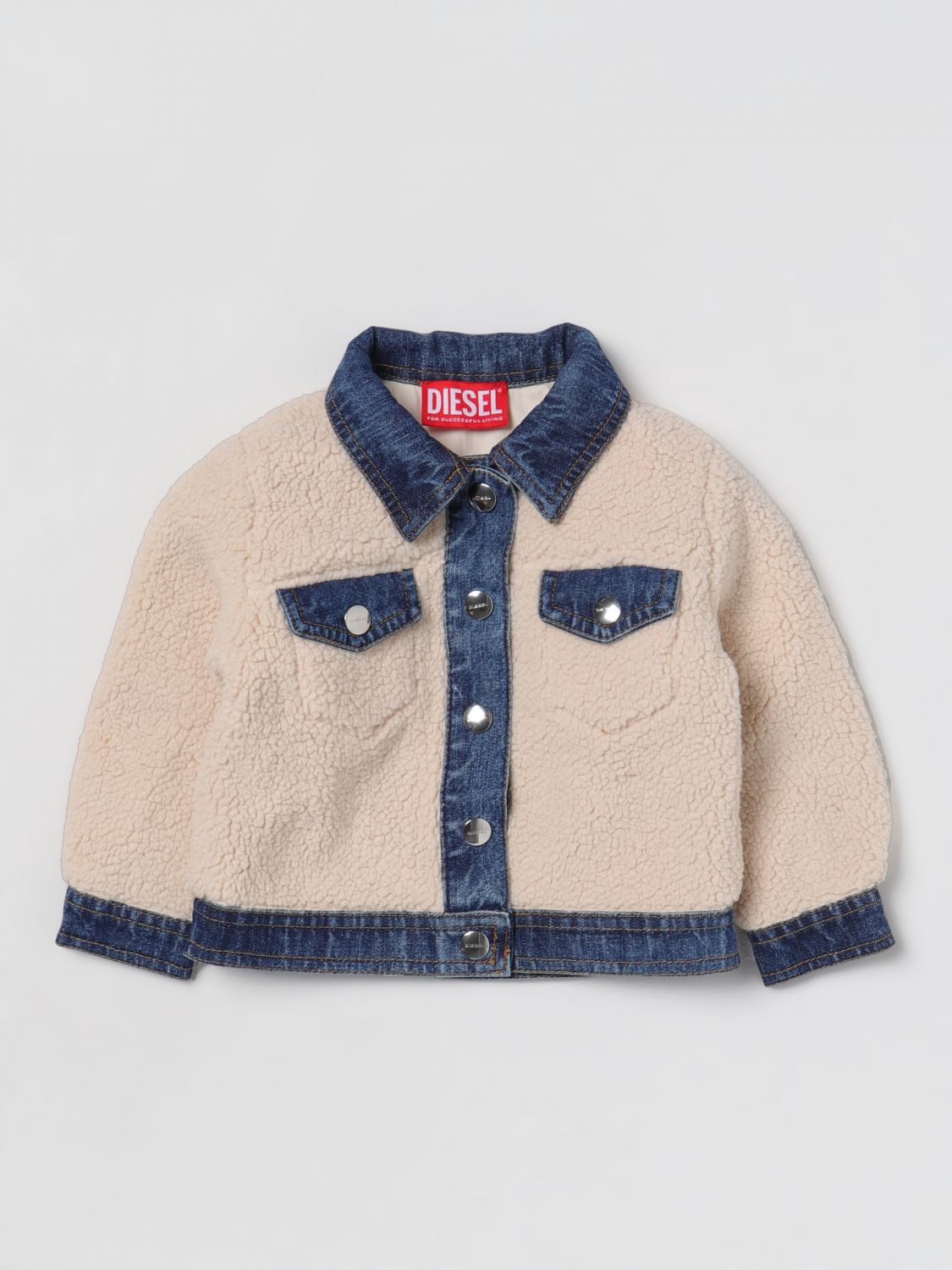 Diesel Jacket DIESEL Kids colour Beige