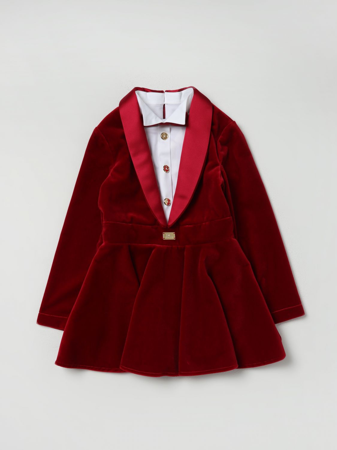 Elisabetta Franchi La Mia Bambina Dress ELISABETTA FRANCHI LA MIA BAMBINA Kids colour Red