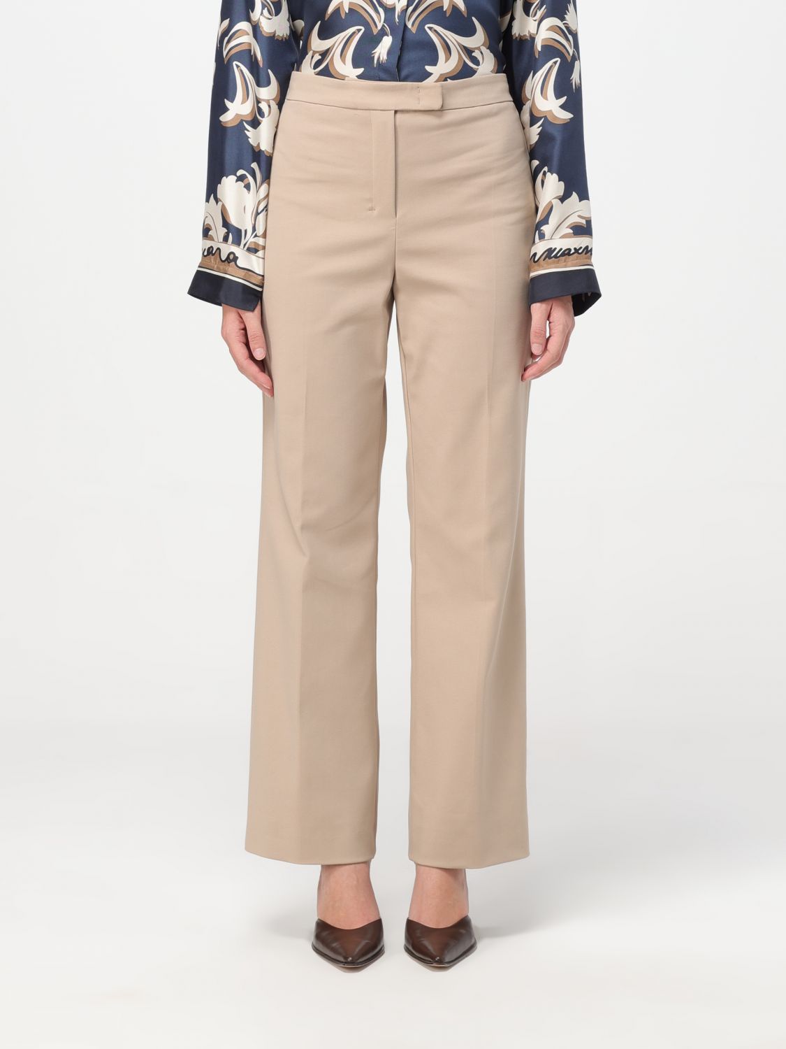  Trousers 'S MAX MARA Woman colour Beige