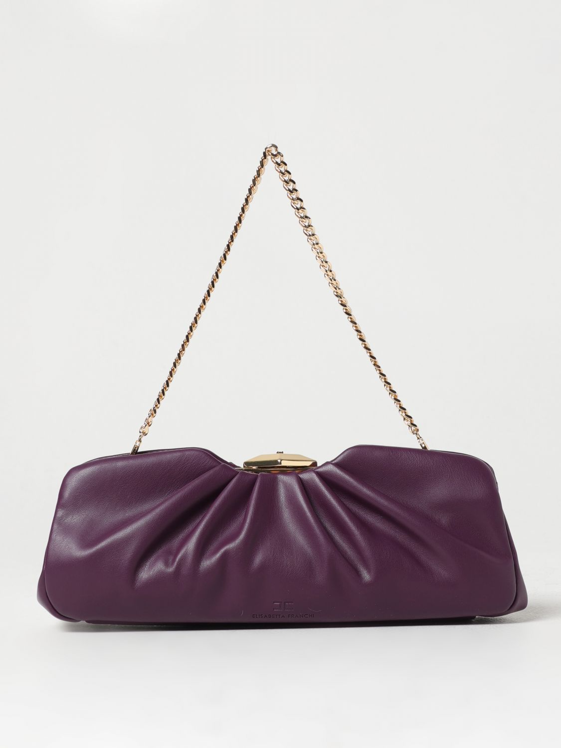 Elisabetta Franchi Shoulder Bag ELISABETTA FRANCHI Woman colour Plum