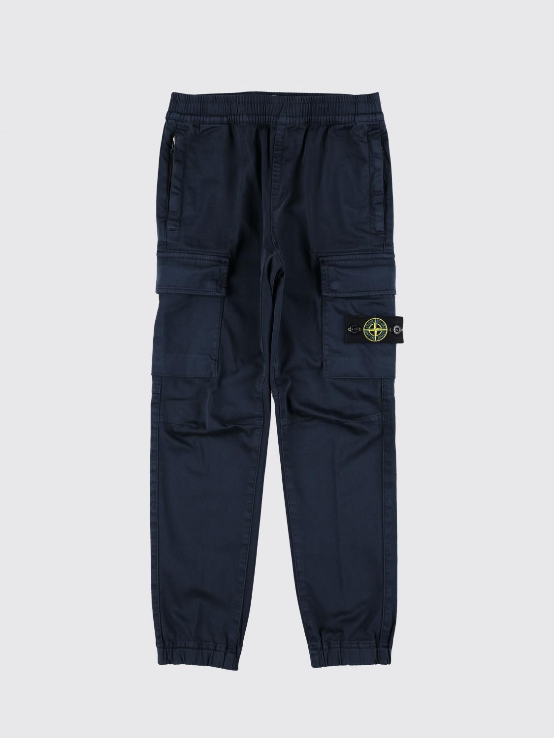 Stone Island Junior Pants STONE ISLAND JUNIOR Kids color Blue