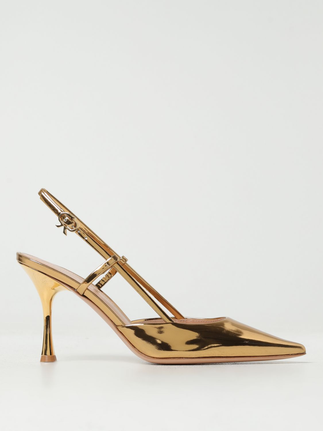 Gianvito Rossi High Heel Shoes GIANVITO ROSSI Woman colour Gold