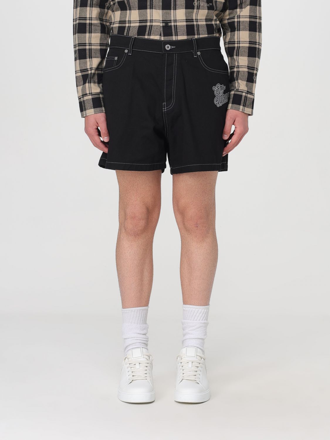 OFF-WHITE Short OFF-WHITE Men color Black