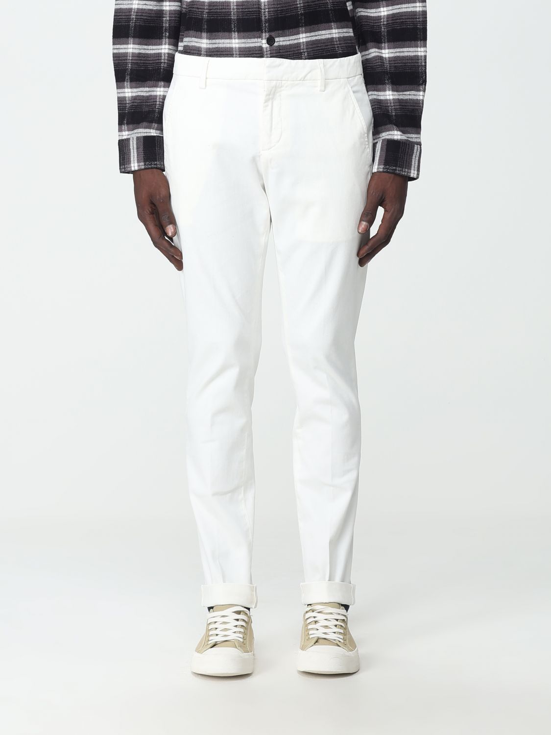 Dondup Trousers DONDUP Men colour Yellow Cream