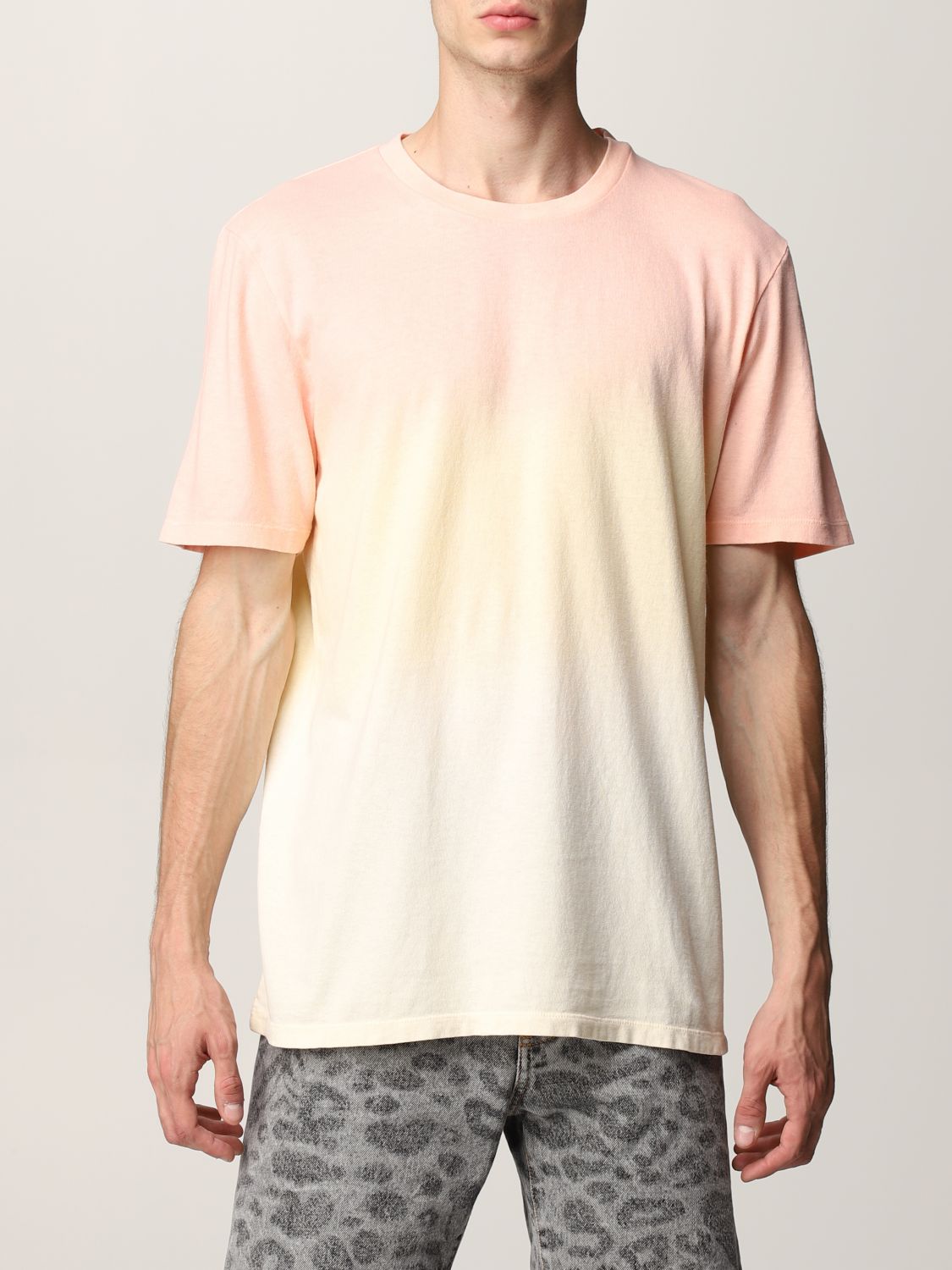 Saint Laurent Saint Laurent t-shirt in shaded cotton