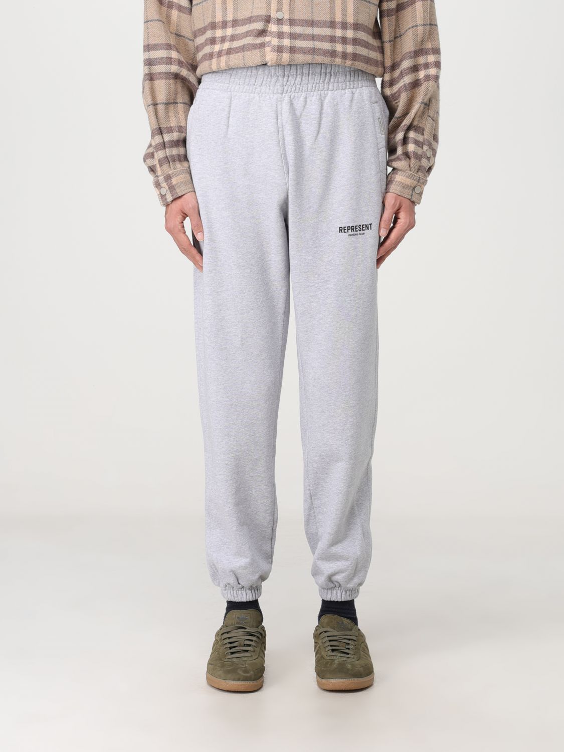 Represent Trousers REPRESENT Men colour Grey