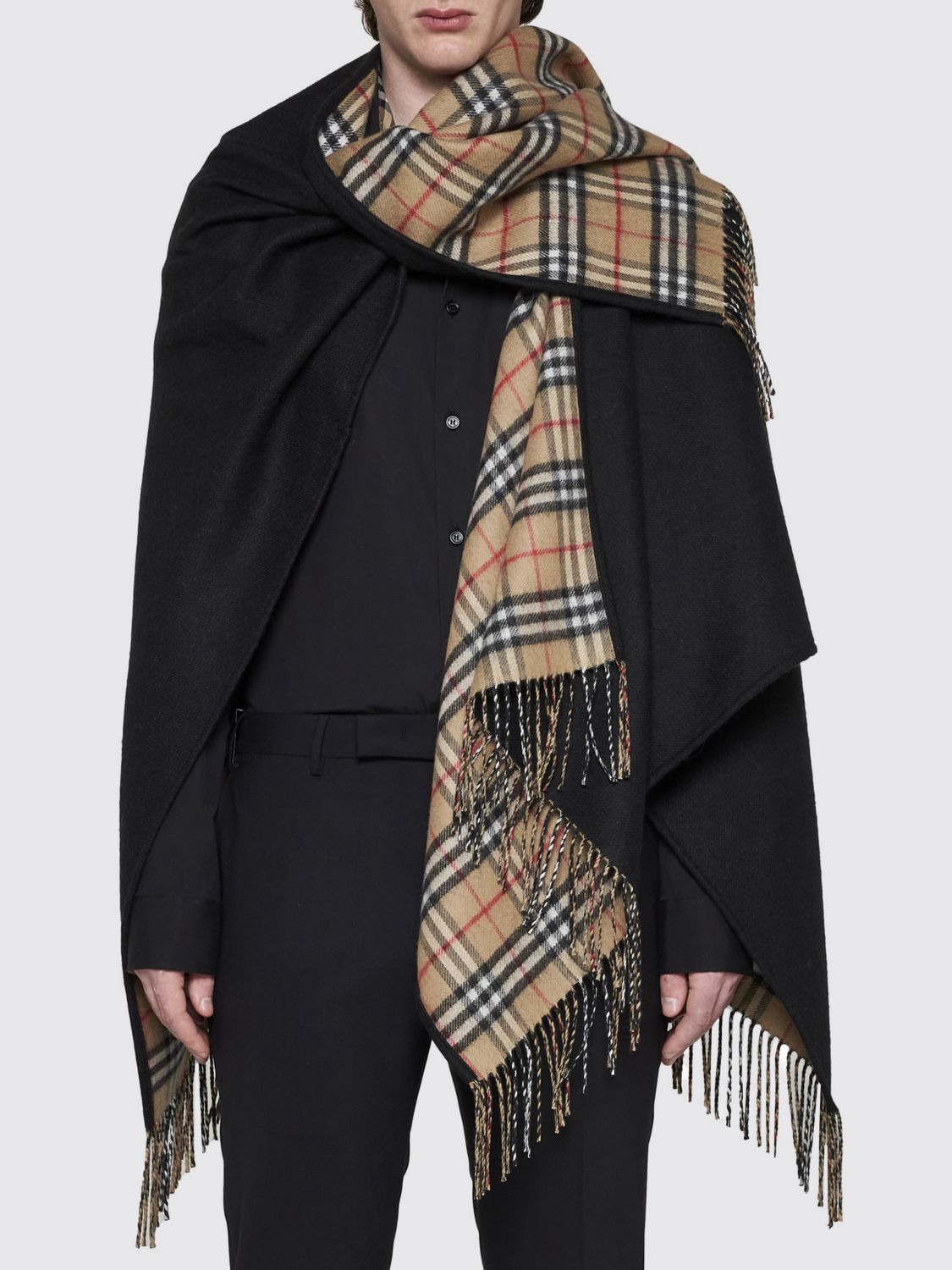 Burberry Scarf BURBERRY Men color Black