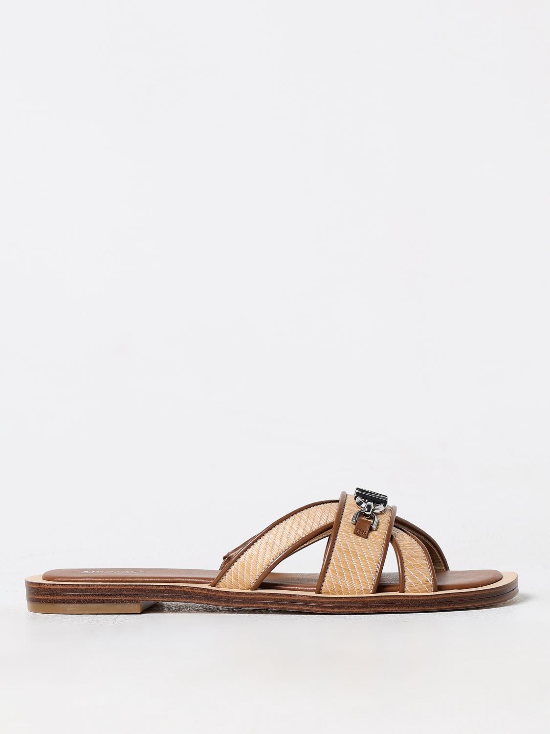  Flat Sandals MICHAEL MICHAEL KORS Woman color Natural