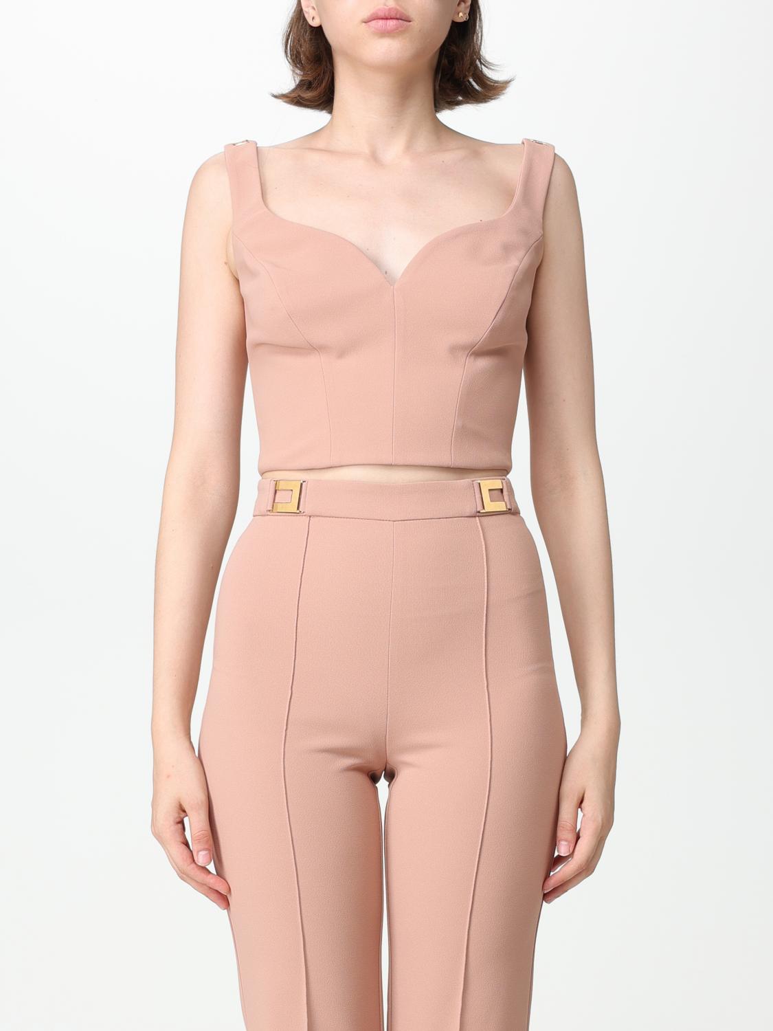 Elisabetta Franchi Top ELISABETTA FRANCHI Woman colour Nude