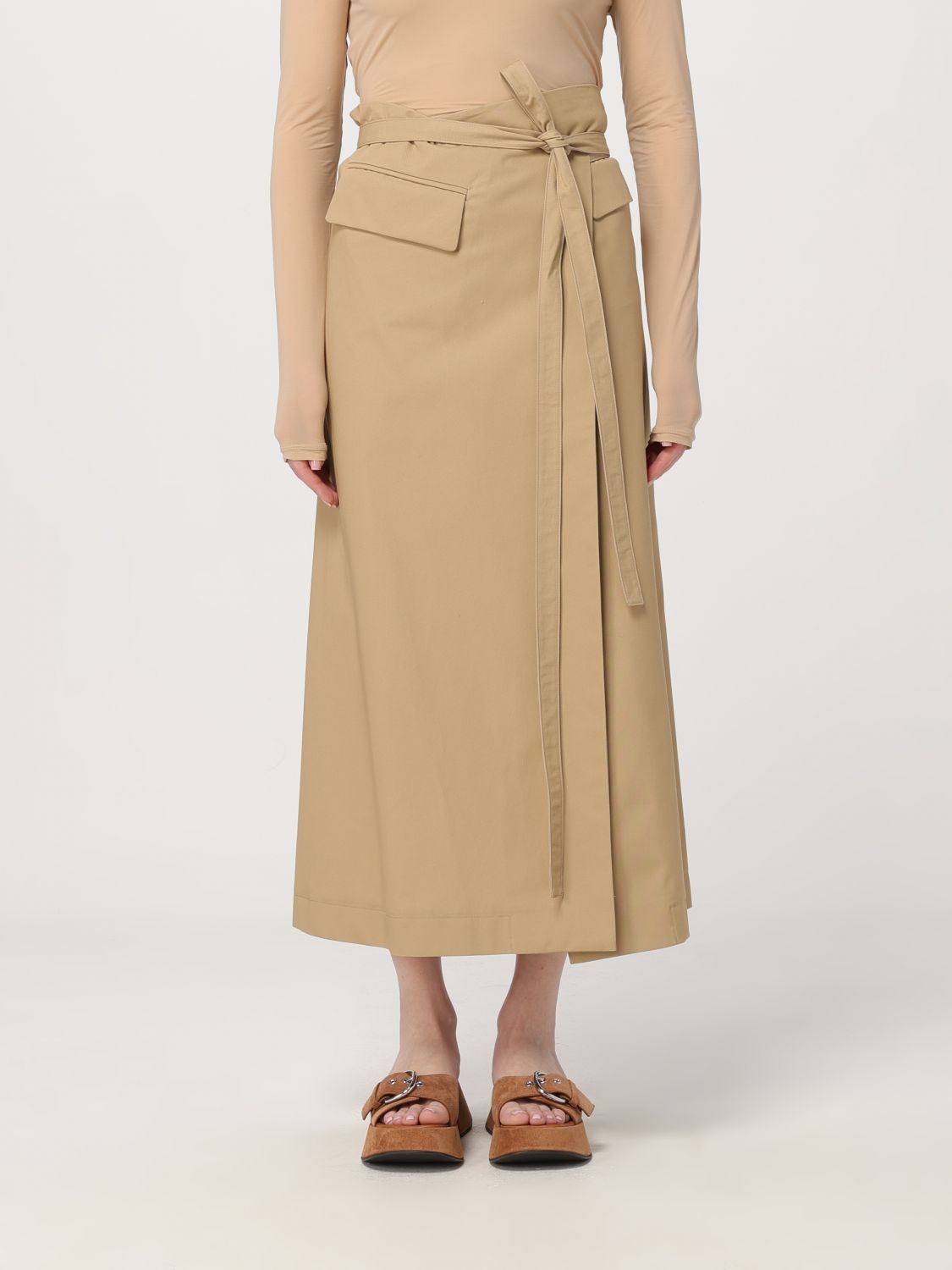 Sportmax Skirt SPORTMAX Woman colour Beige