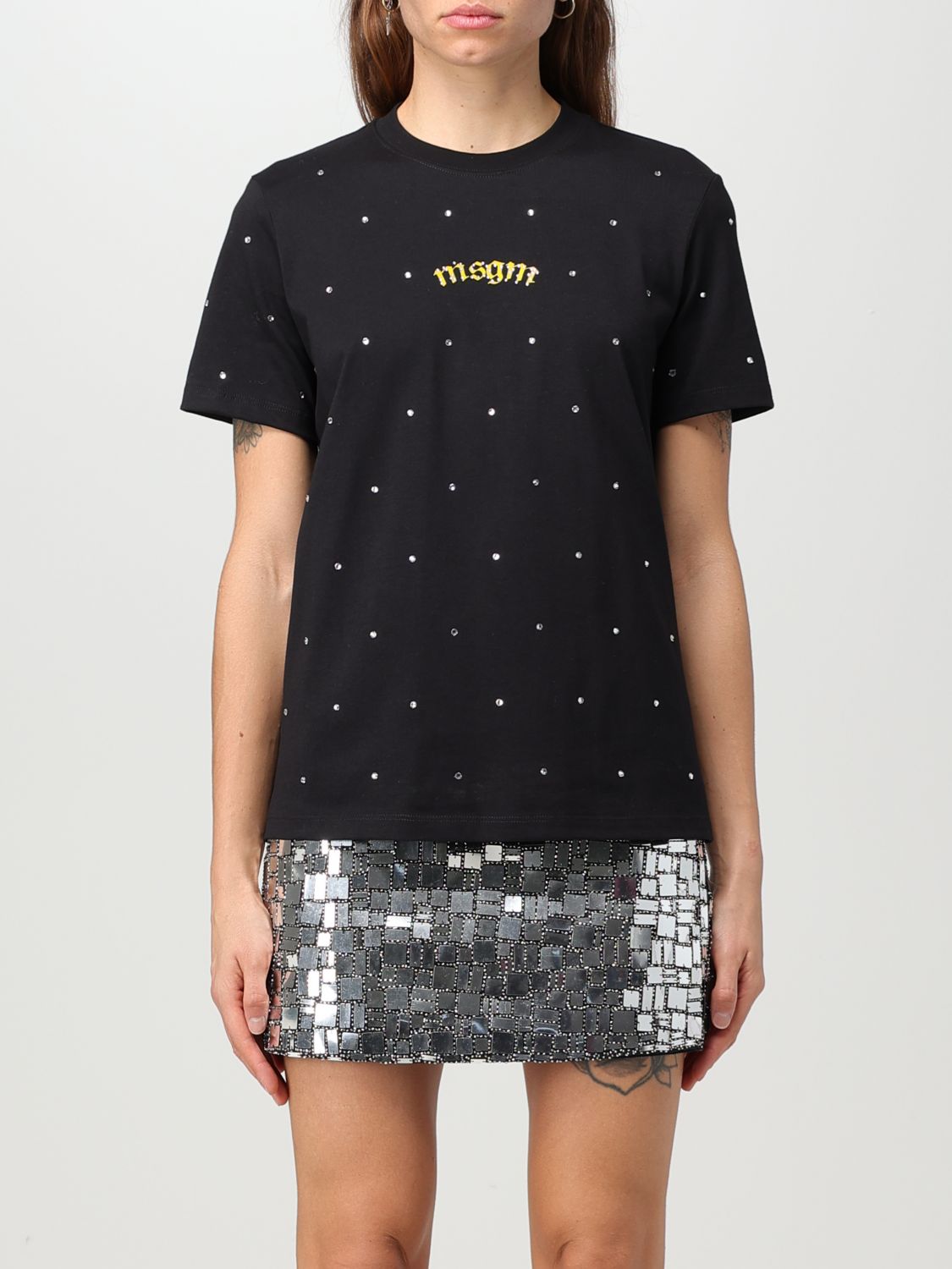 Msgm T-Shirt MSGM Woman colour Black