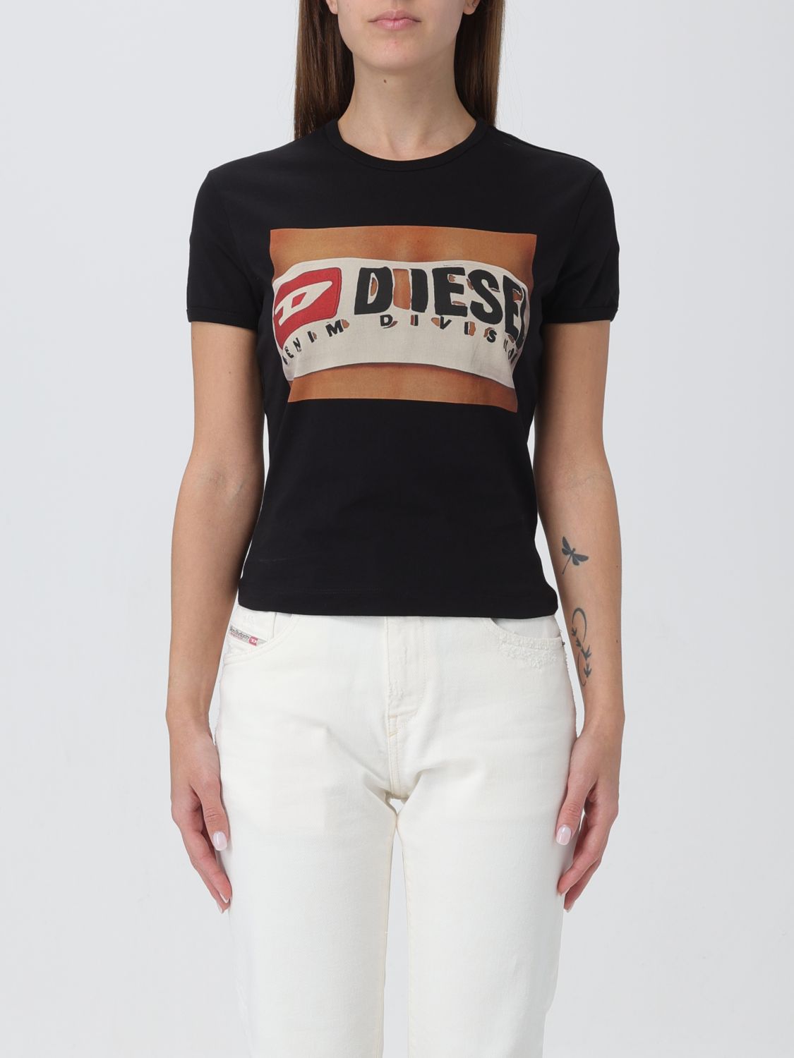 Diesel T-Shirt DIESEL Woman colour Black