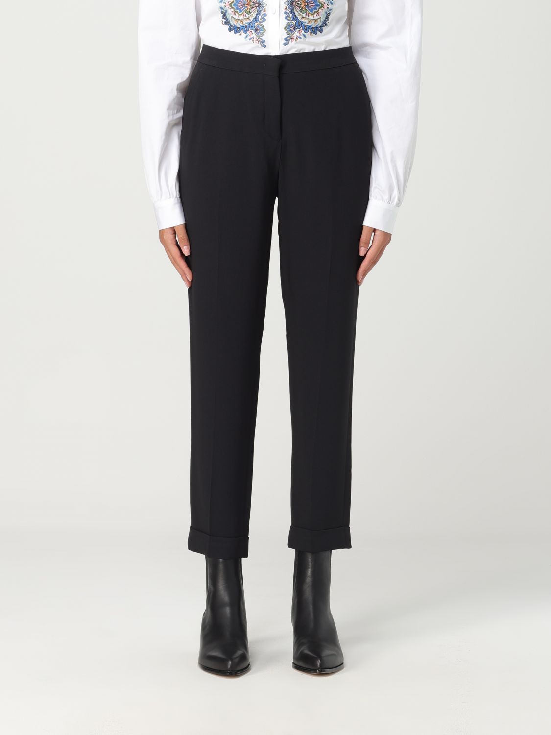 Etro Trousers ETRO Woman colour Black