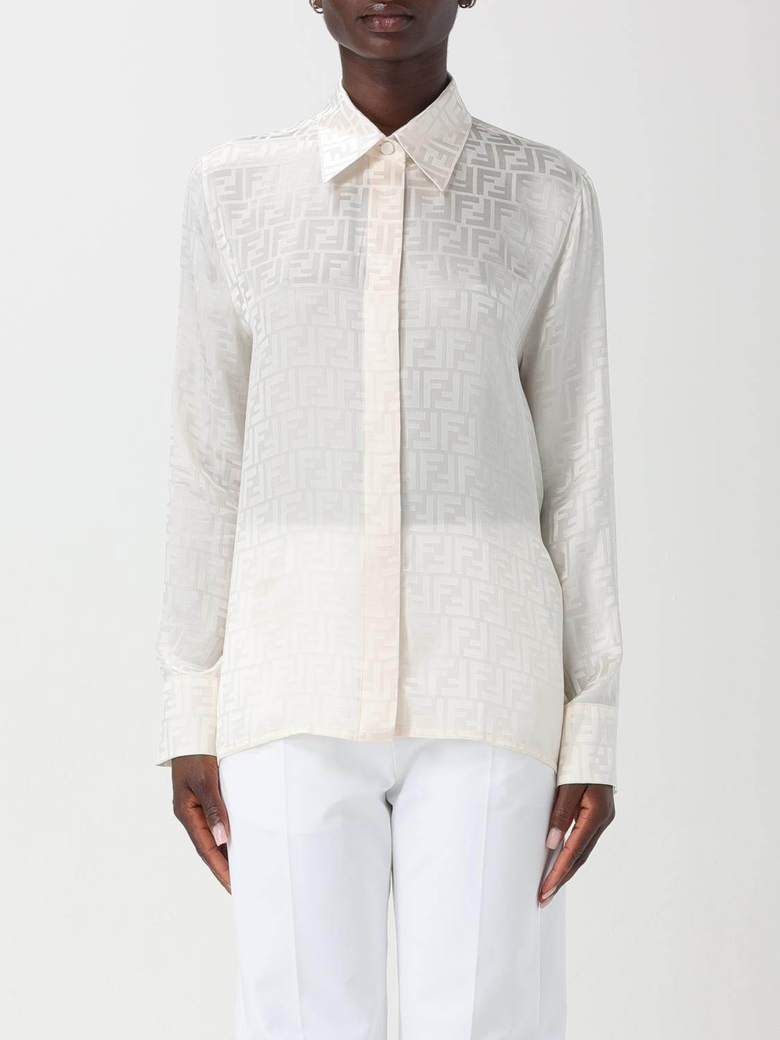 FENDI Shirt FENDI Woman colour Cream