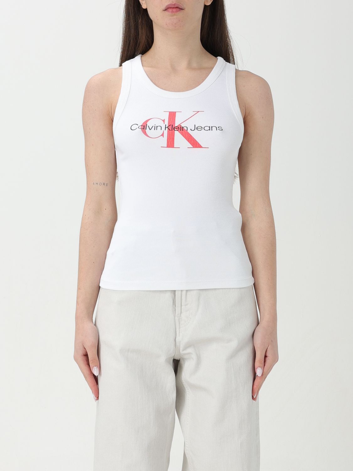 Ck Jeans Top CK JEANS Woman colour White