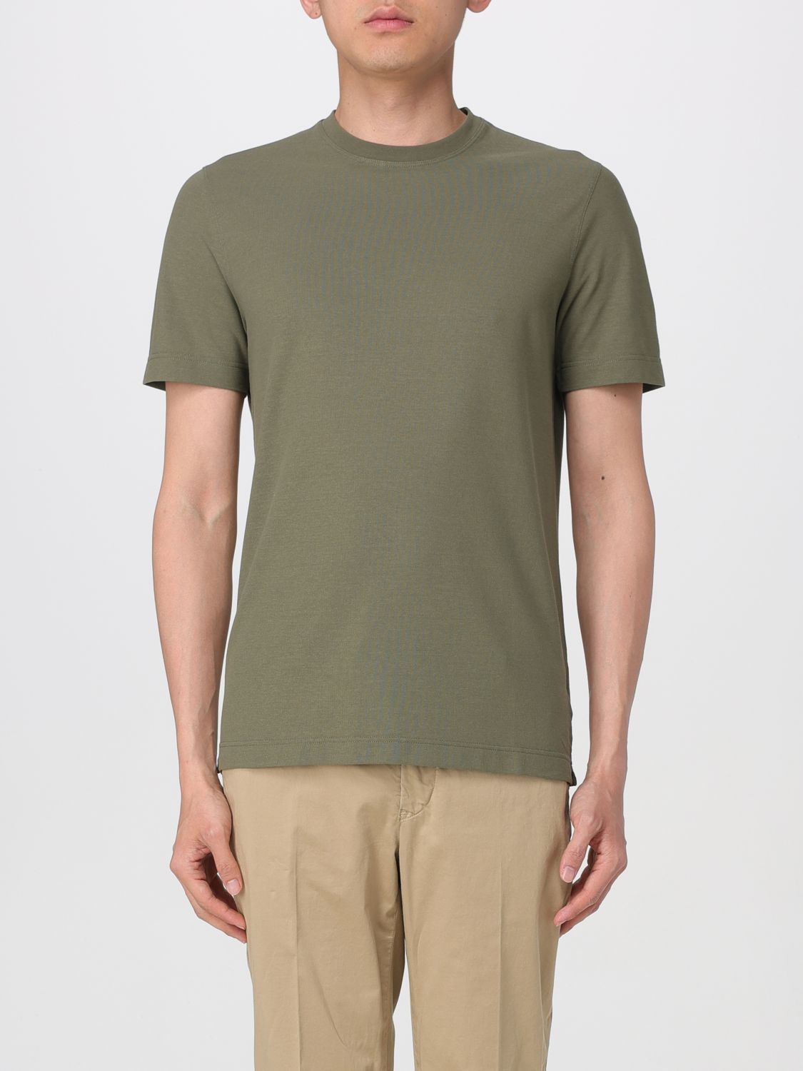 Zanone T-Shirt ZANONE Men colour Grass Green