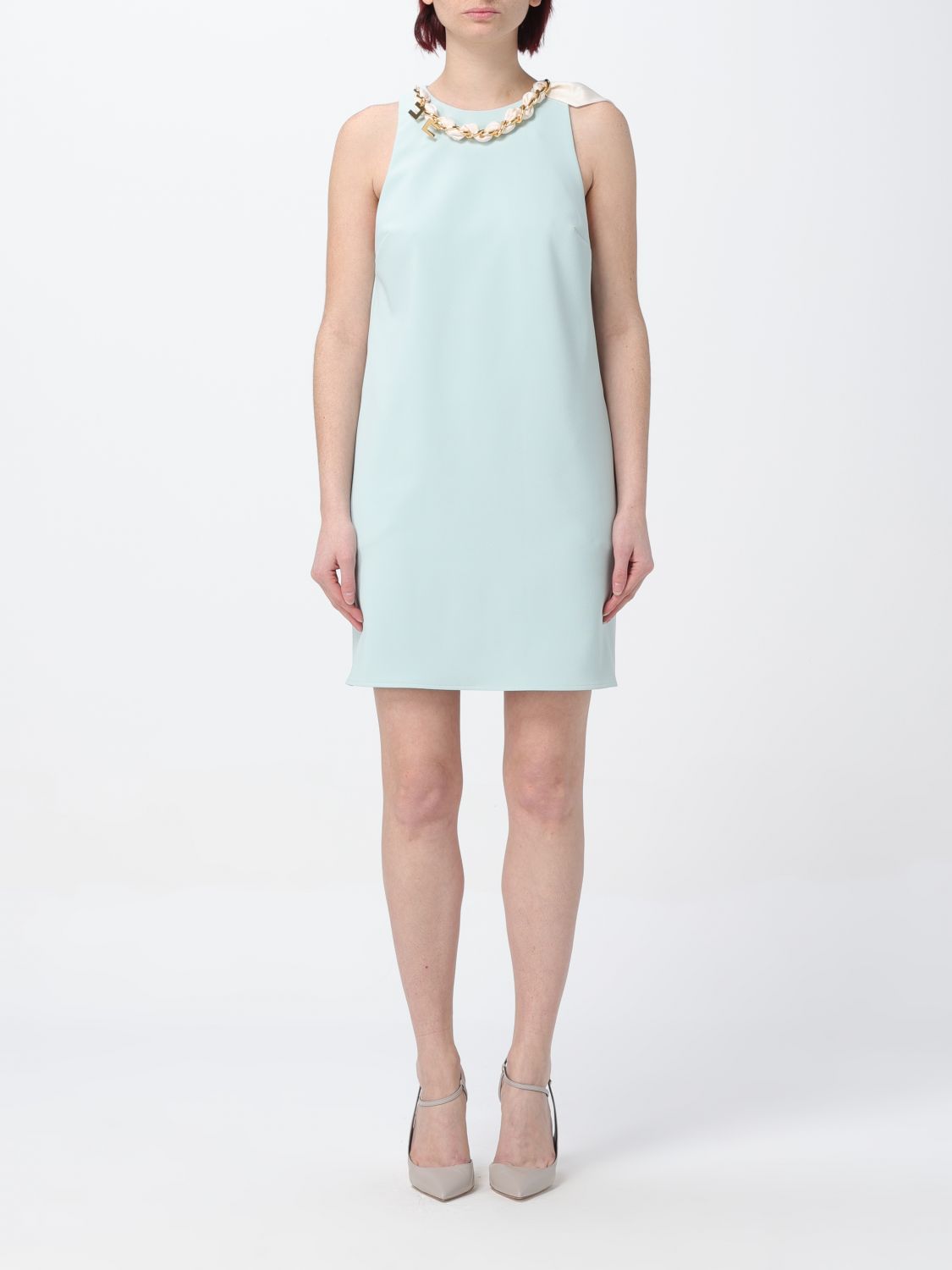 Elisabetta Franchi Dress ELISABETTA FRANCHI Woman colour Water