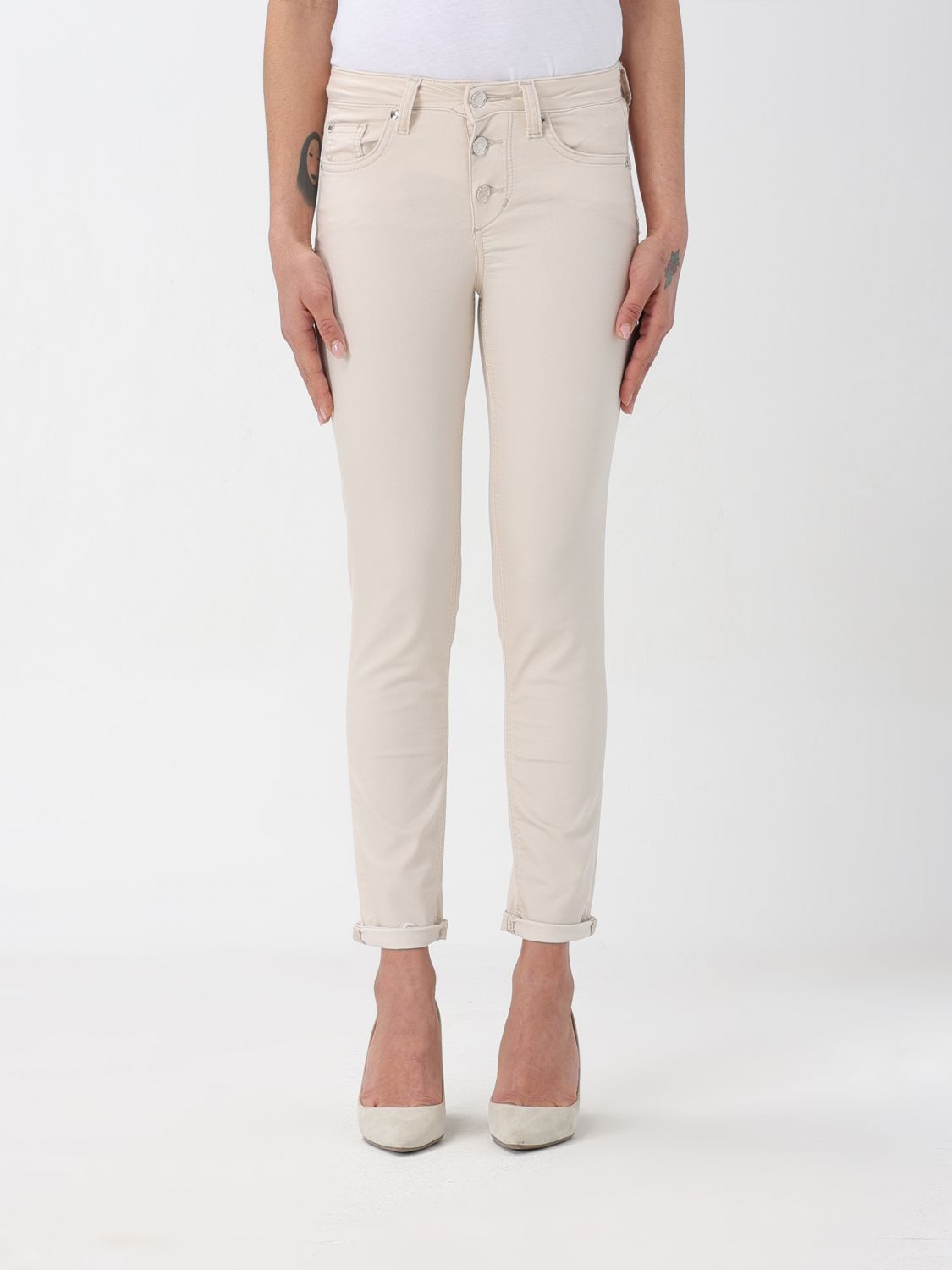 Liu Jo Trousers LIU JO Woman colour Natural