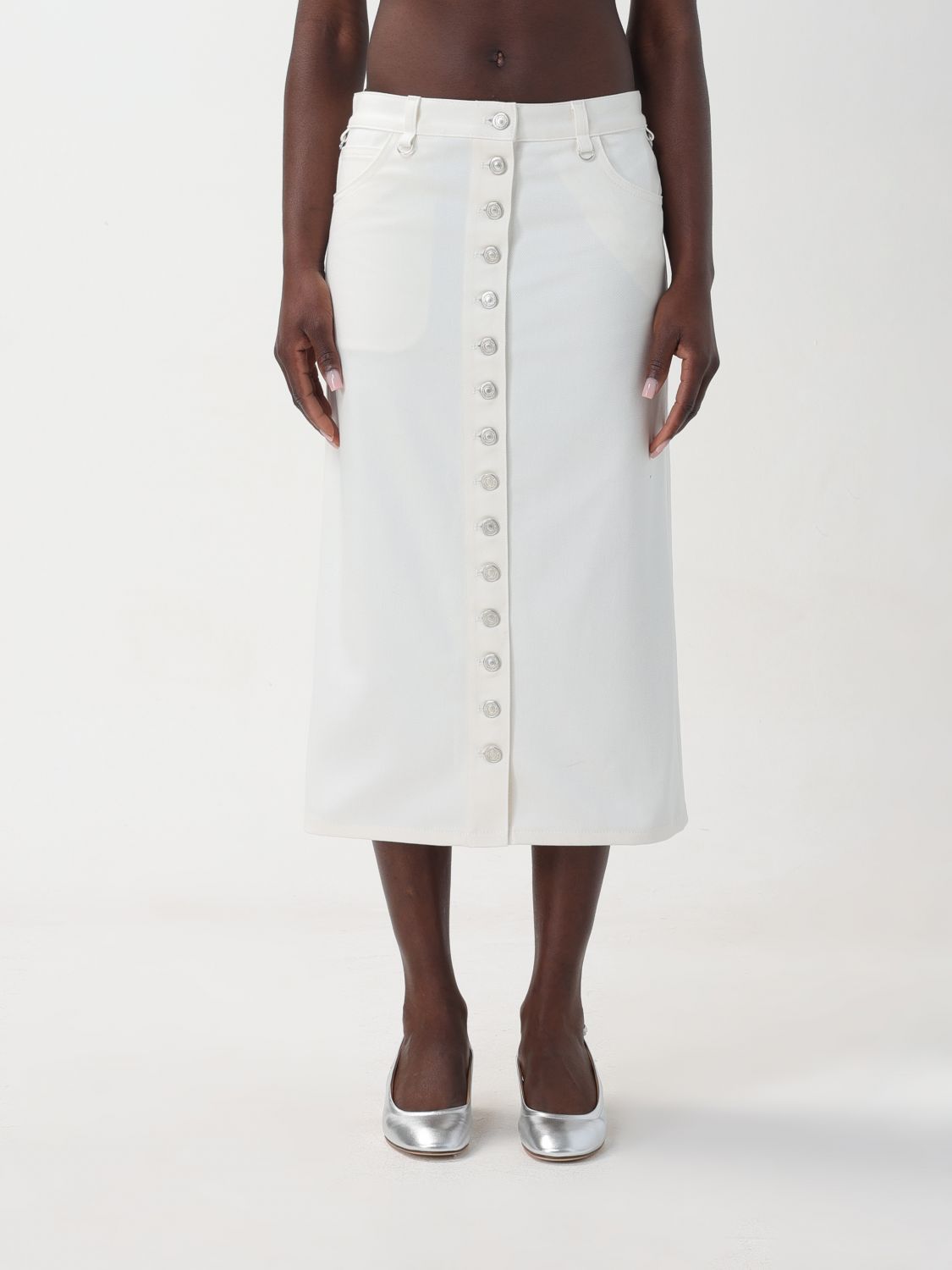 Courrèges Skirt COURRÈGES Woman colour White