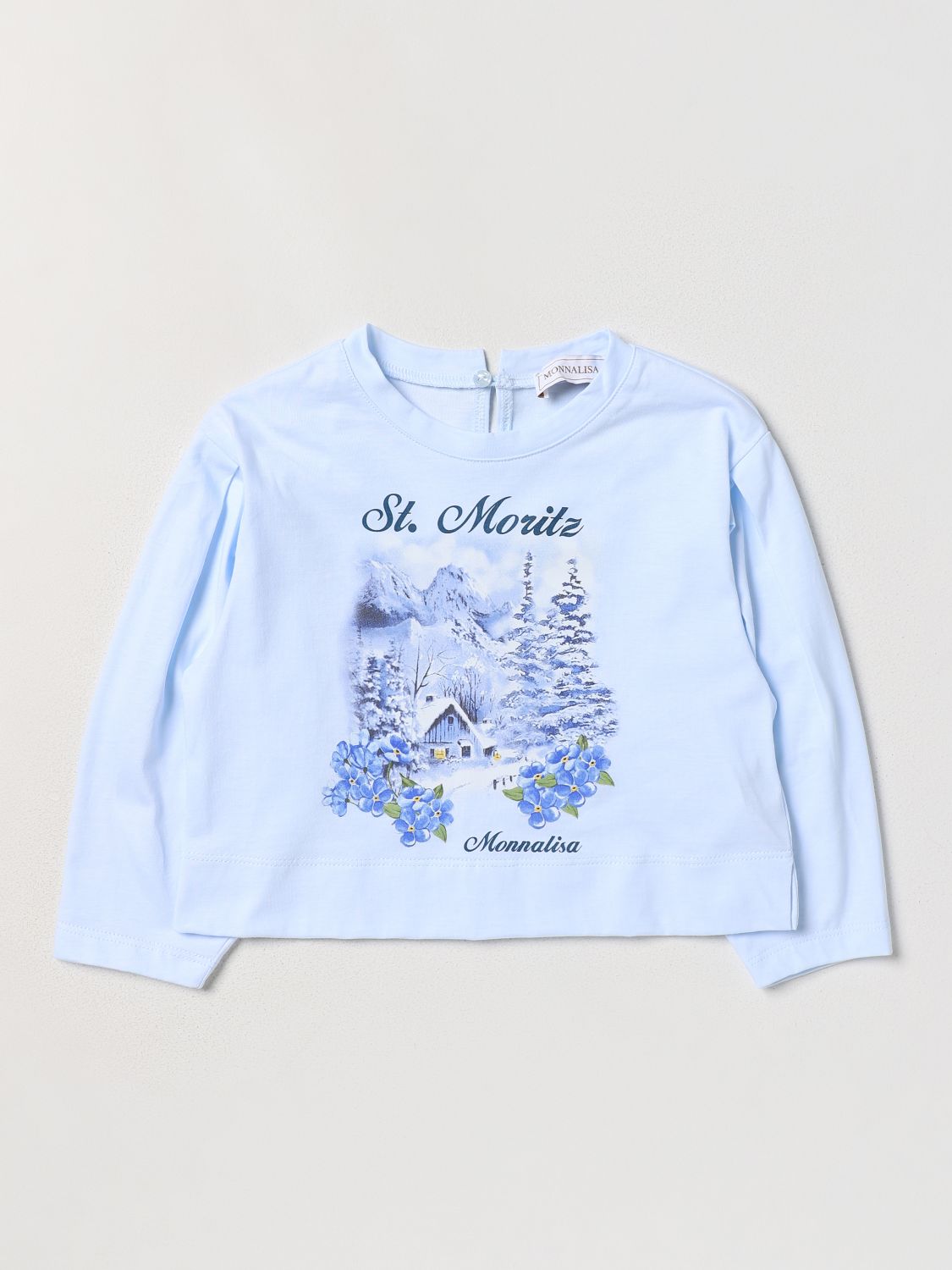 Monnalisa T-Shirt MONNALISA Kids colour Gnawed Blue