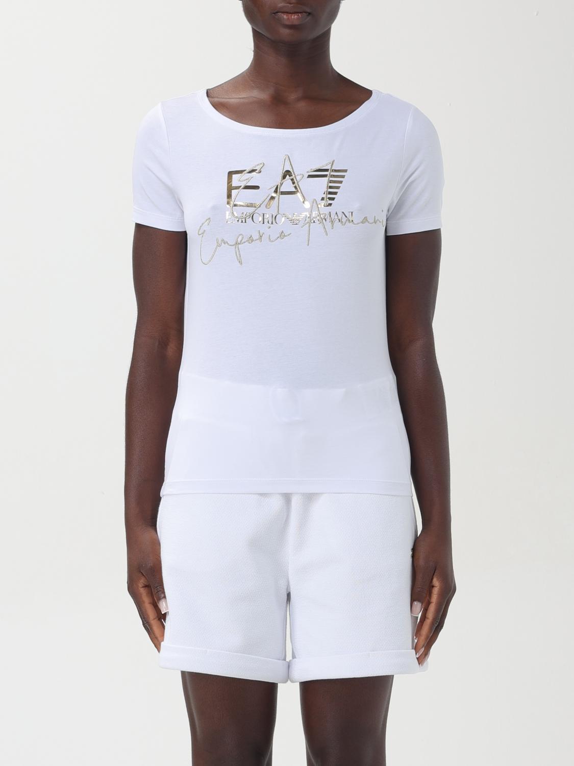 EA7 T-Shirt EA7 Woman color White