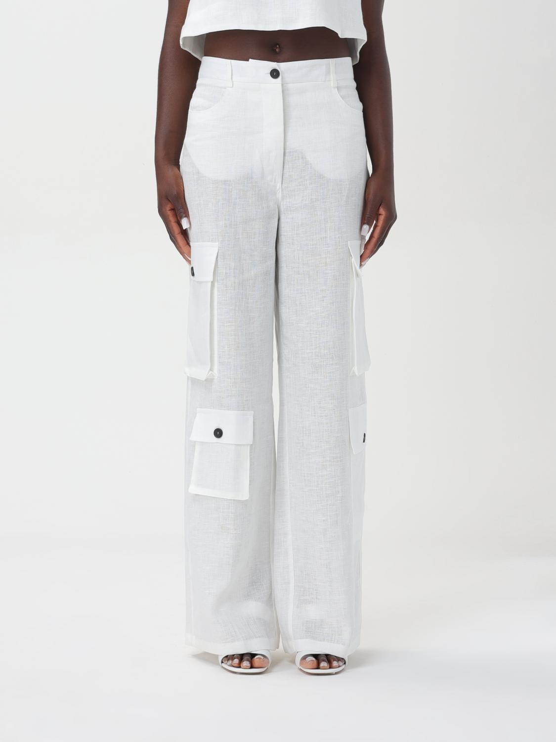 Liviana Conti Pants LIVIANA CONTI Woman color White